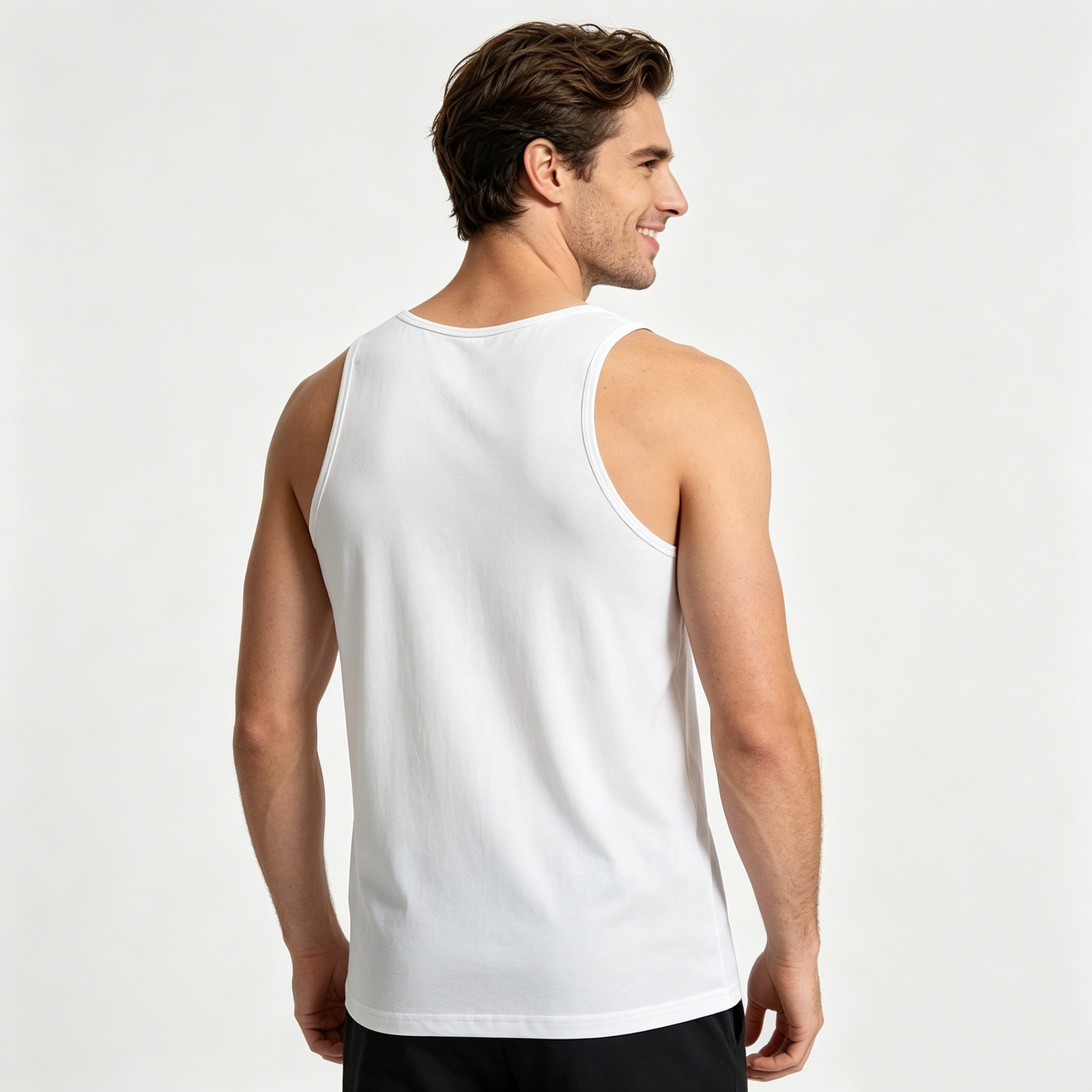 Custom Men&rsquo;s Tank Top – Personalized Photo/Text/Logo Print, Soft 100% Cotton
