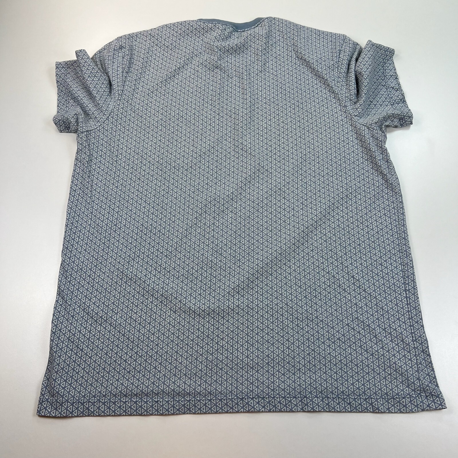 J Crew Borken In Shirt Mens Extra Large XL Geometric Slim Fit Crew Neck Casual