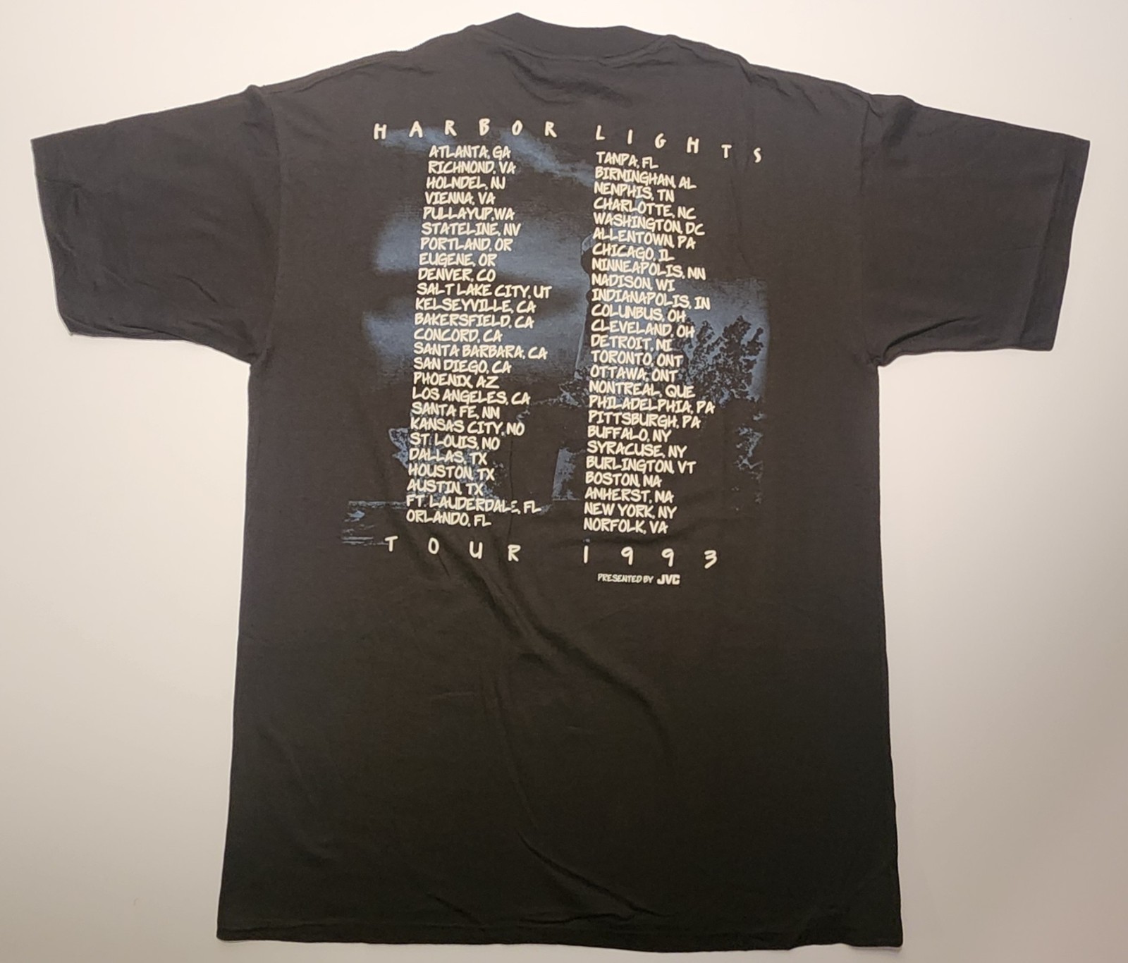 Vtg 1993 Bruce Hornsby Concert T Shirt XL Brockum Tag Nice Cond. As Pictured