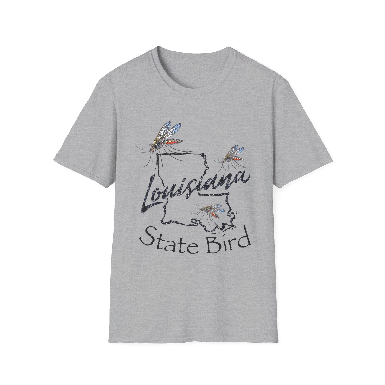 Louisiana State Bird « The Mosquito » Unisex Softstyle T-Shirt