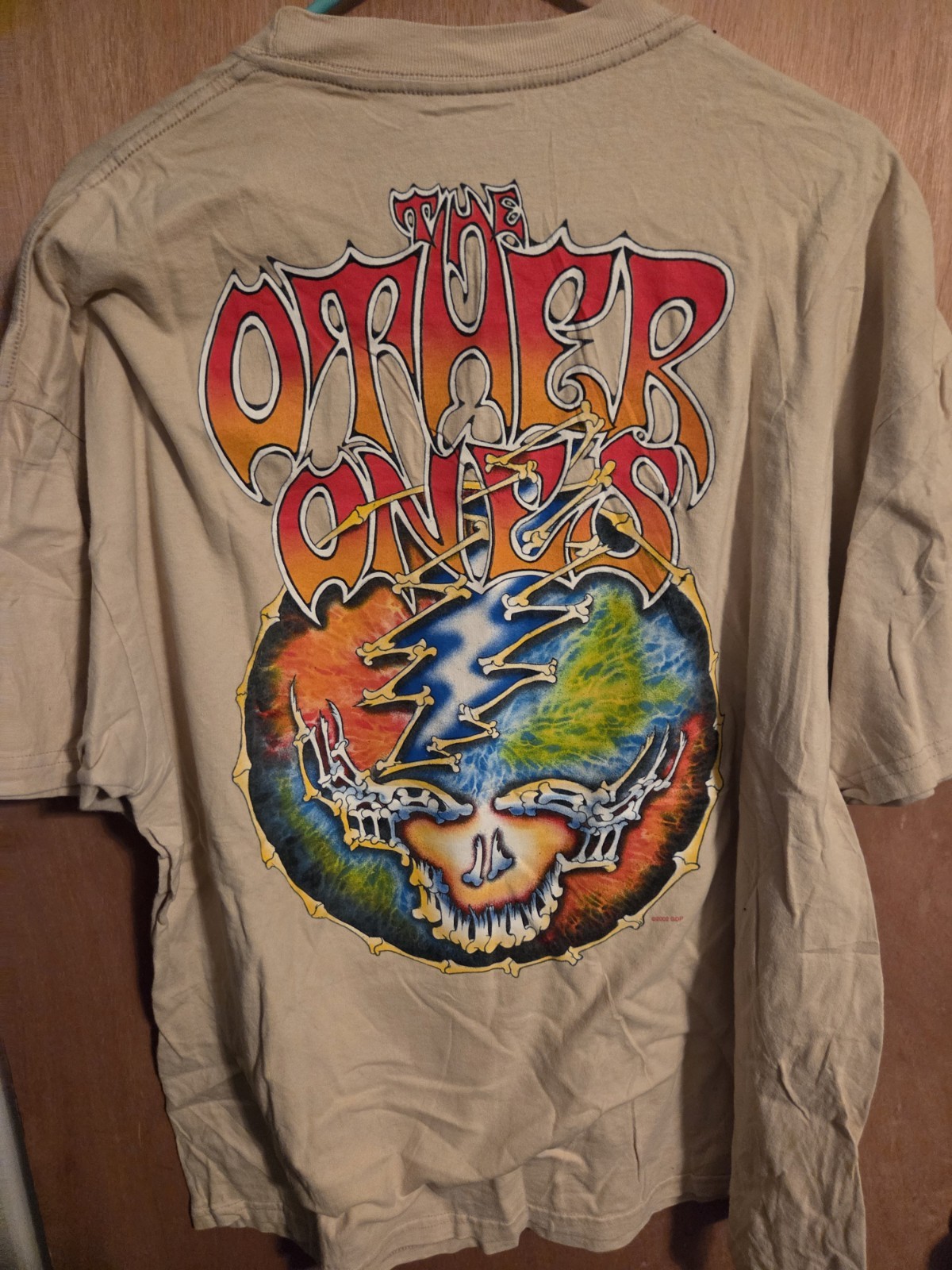 Grateful Dead 2002 The Other Ones M &o Knits Xxl Shirt * 3 Bleach Marks