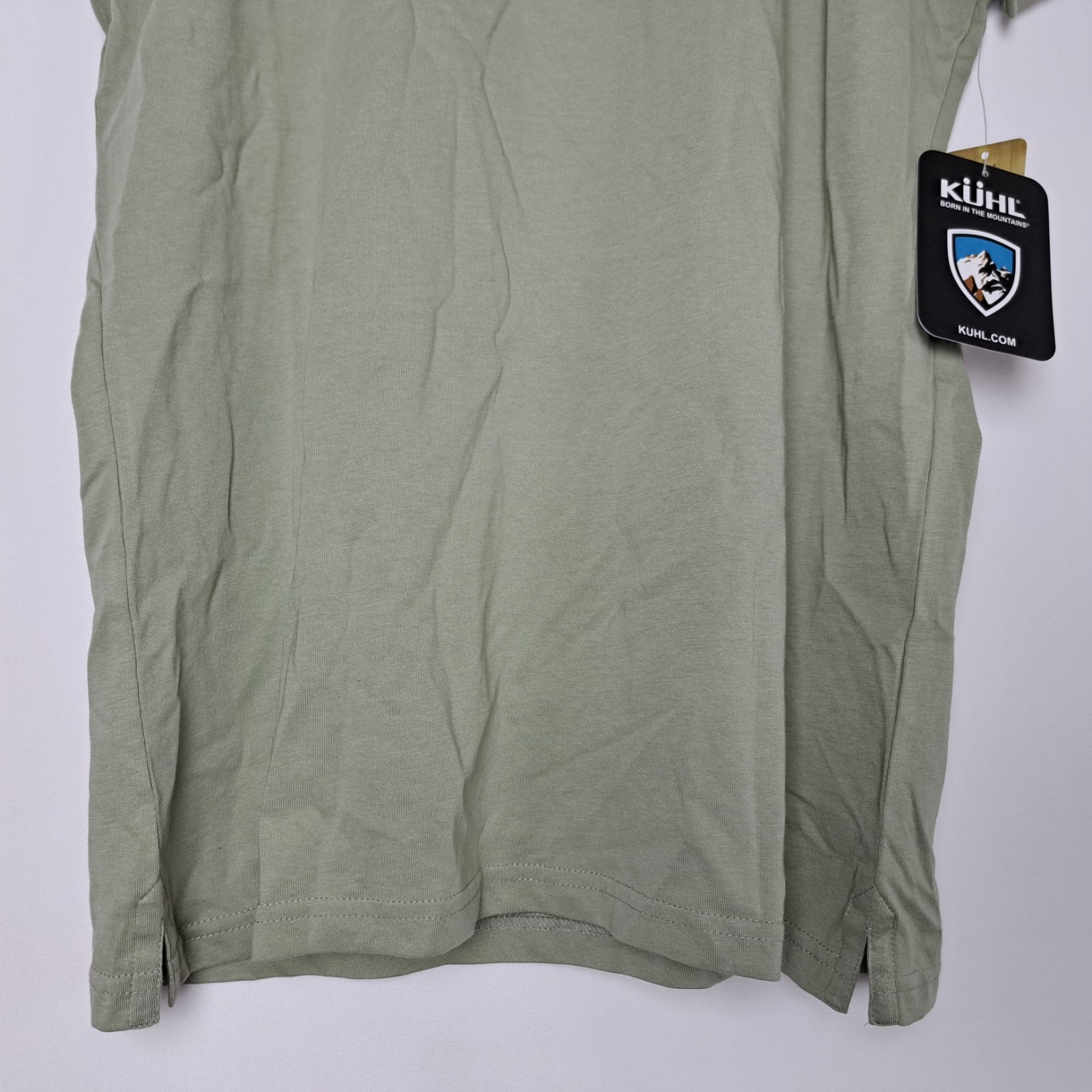 NWT Kuhl T-Shirt Mens Small Wildfibre 100%-Organic Cotton S/S Logo Hiking New