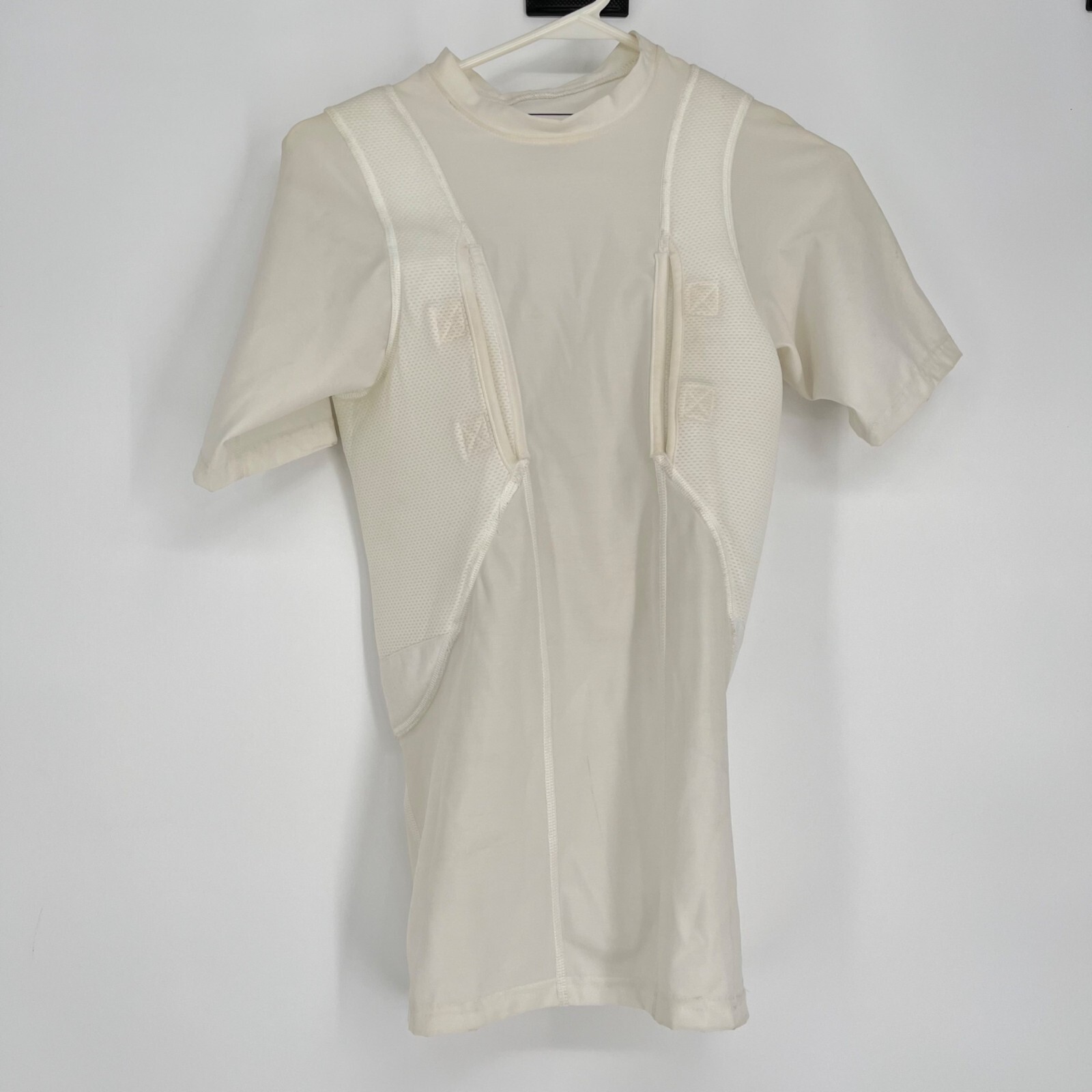 5.11 Tactical Conceal Carry Compression Shirt Padded Holster Pocket White Size S