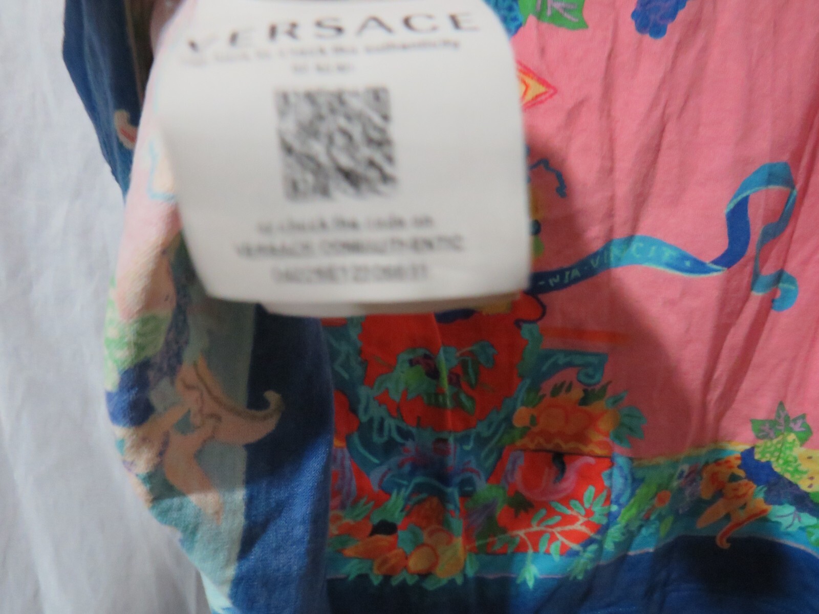 Versace Taylor Fit Andy Dixon Caravaggio Double Sided Designer T Shirt Size L