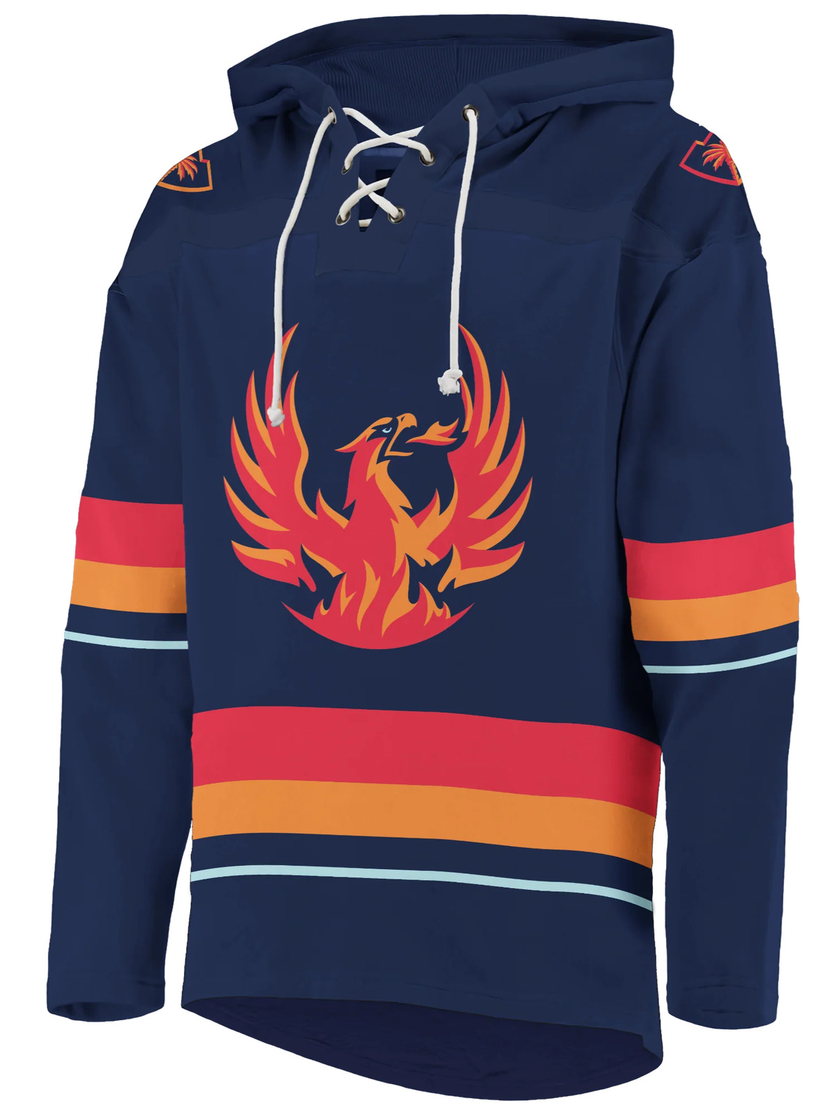 Coachella Valley Firebirds AHL Hockey Embroidered Lace Hoodie