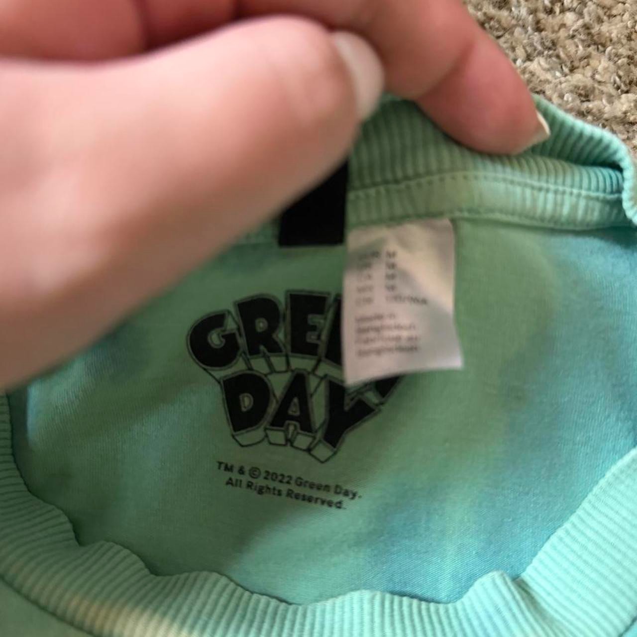 Green Day 2022 Tie-Dye Graphic Band Tee 🎸🌼Official…