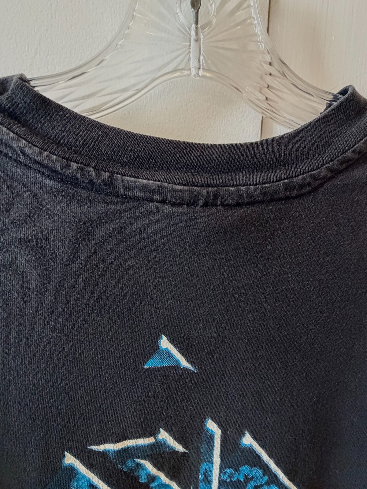 Vintage Asia T Shirt Aqua World Tour 1992 1993 Large Black Single Stitch RARE