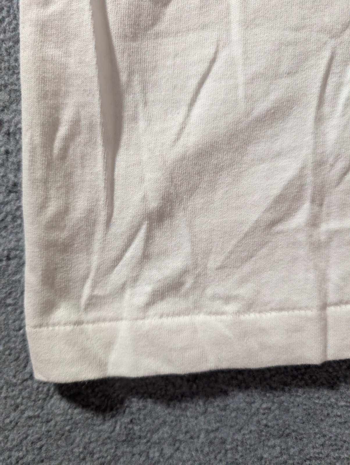 Vintage 80’s/90’s Hanes Undershirt Single Stitch White Blank Cotton Tee XL Plain
