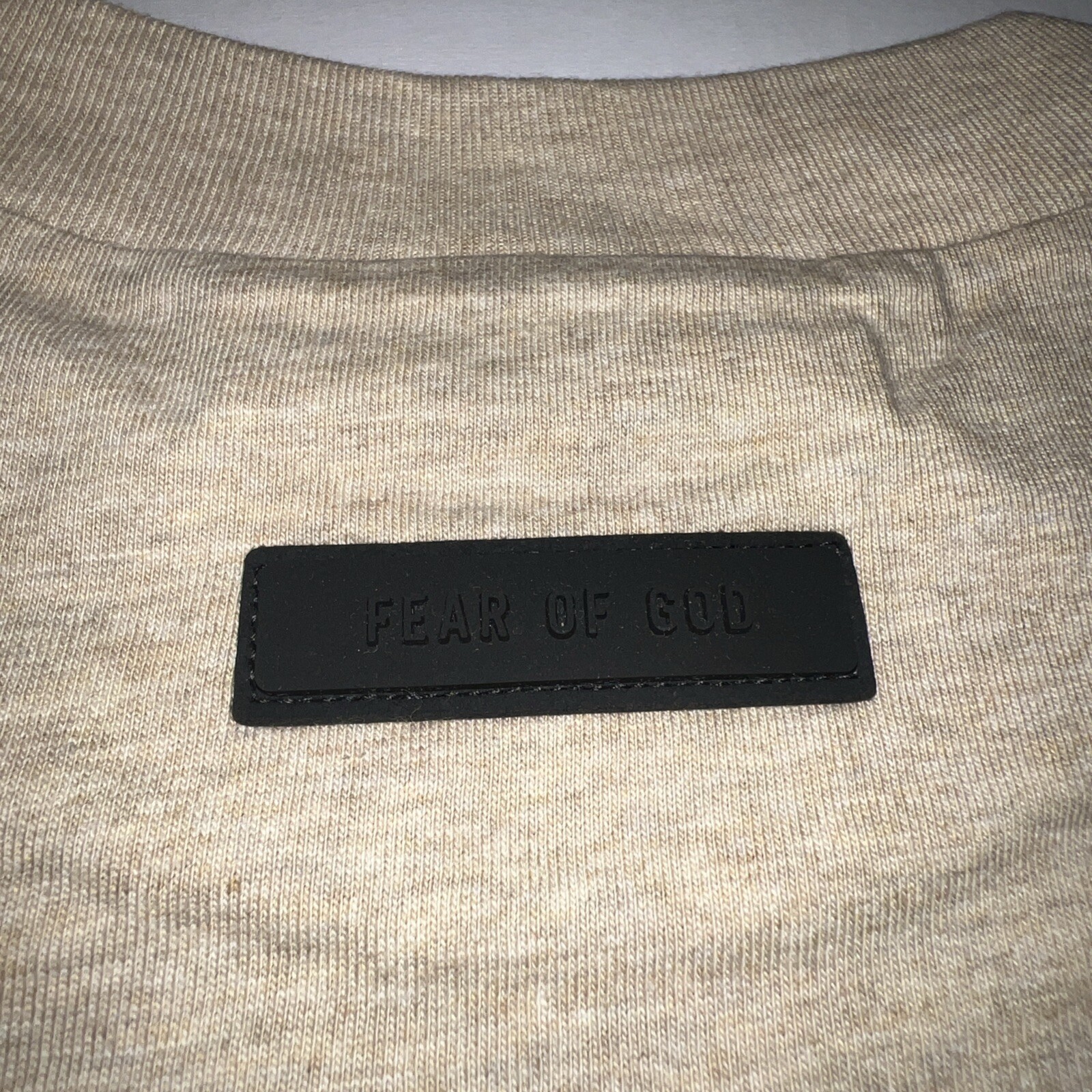 Essentials FOG Gold Heather Tshirt Size M NWT Sold Out Online!! Authentic