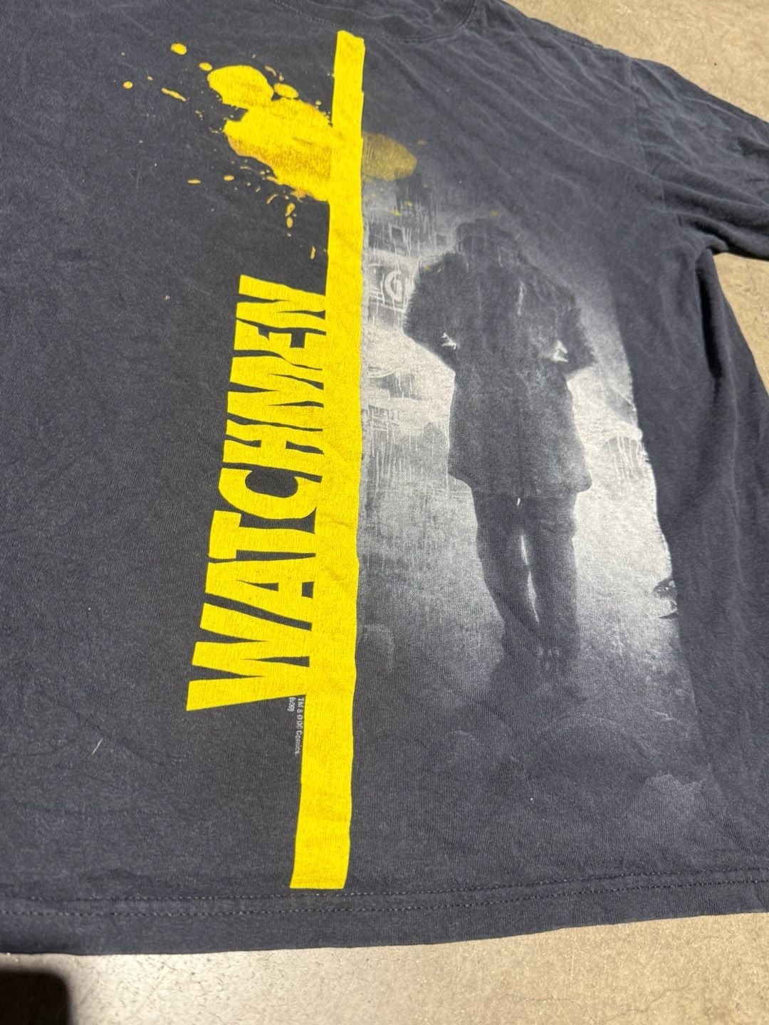Watchmen Rorschach « Scum of the Earth » Quote Movie Promo T-Shirt Size L