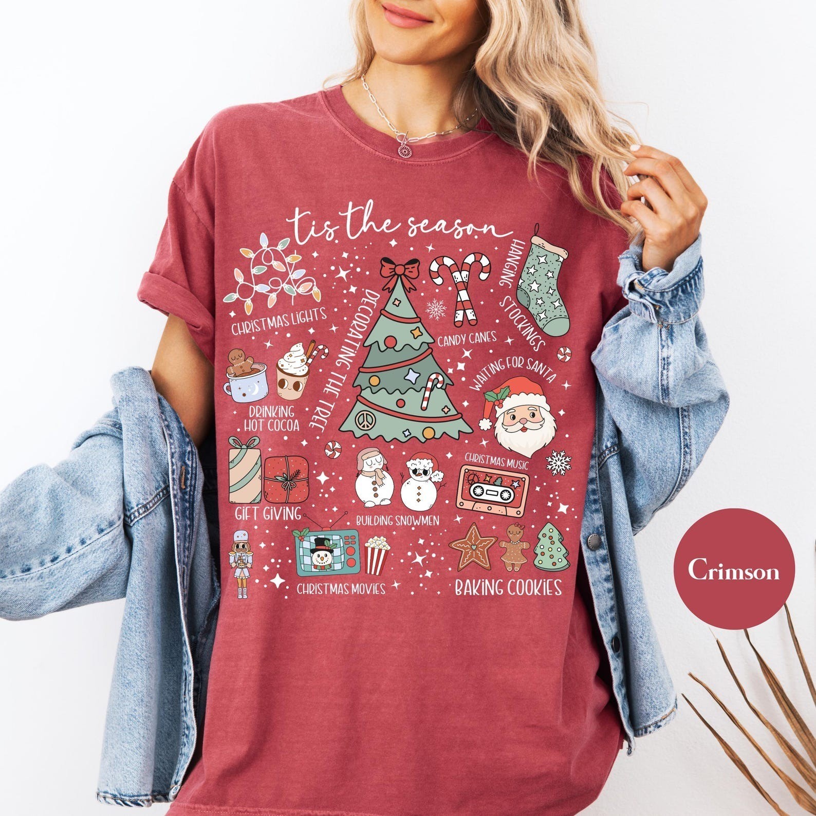 Tis The Season Merry Christmas Shirt Christmas Holiday Gift Lovers