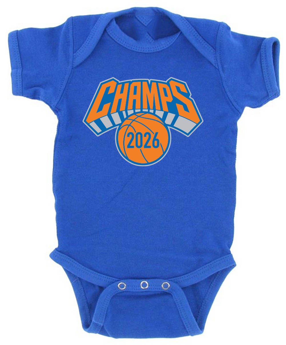 Jalen Brunson Knicks Champions Champs Creeper Romper One Piece BABY 6 Month