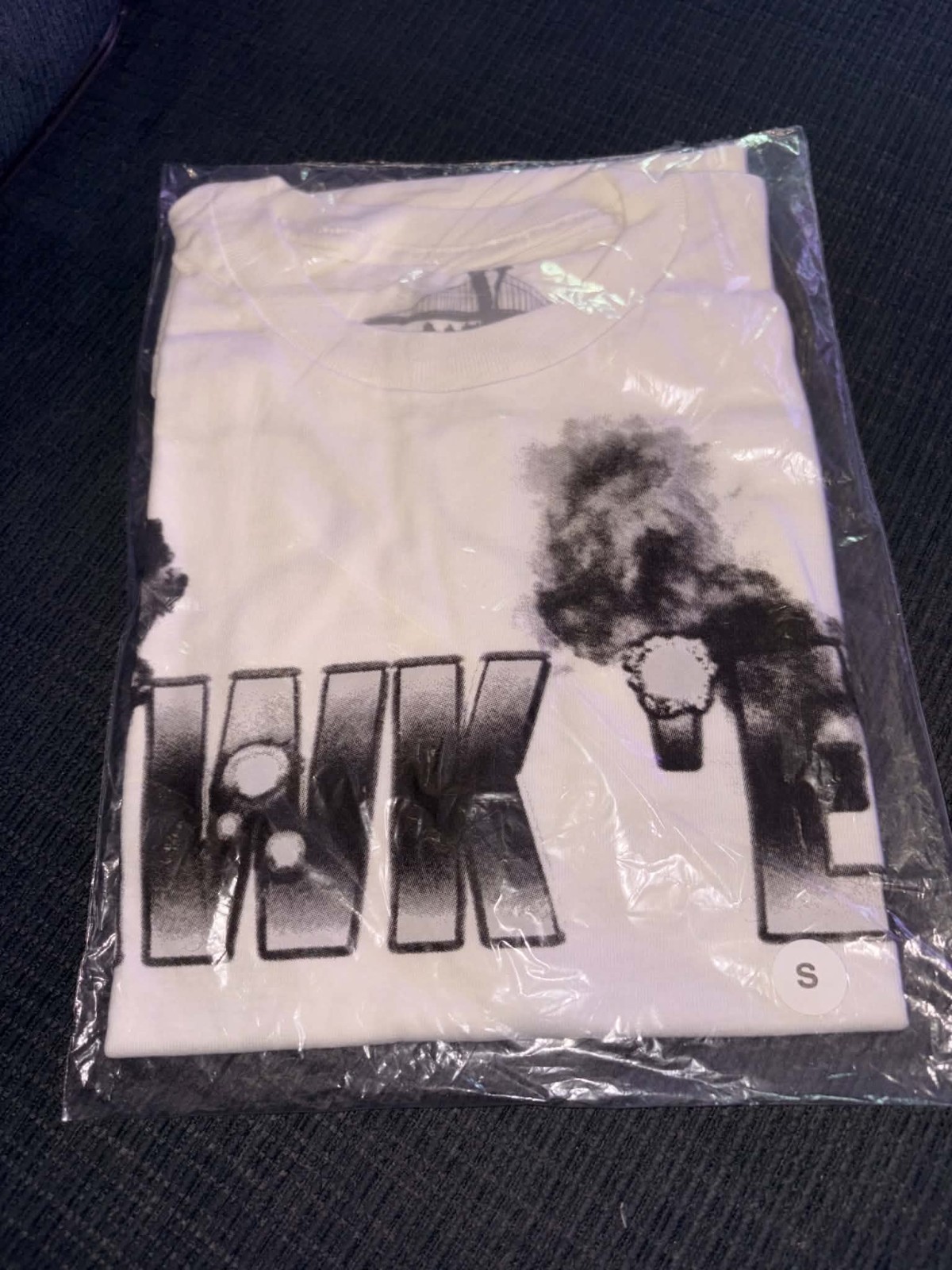 Vlone X Pop Smoke Hawk Em White Tee Size Small Authentic Sealed In Bag