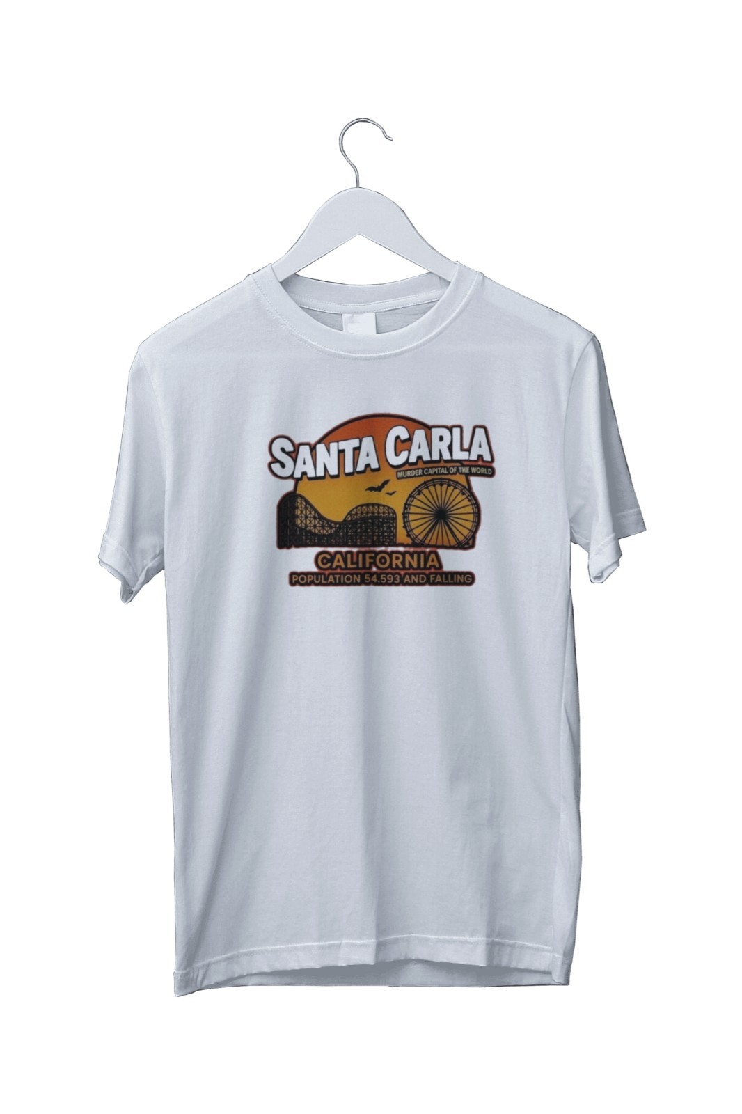 Santa Carla LOST BOYS Film Movie Graphic Print T-Shirt Mens S M L XL 2 3 4 XL