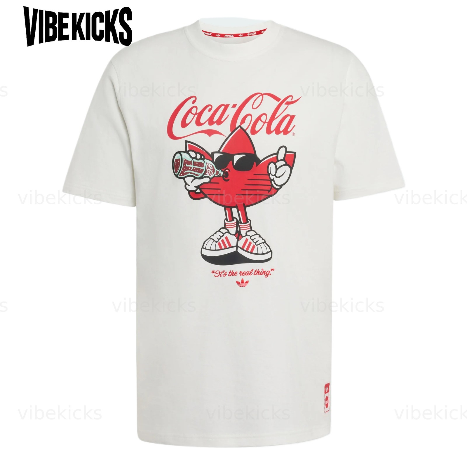 Adidas Originals X Coca Cola T Shirts Men&rsquo;s White Crew Neck Moderate KY2109 New