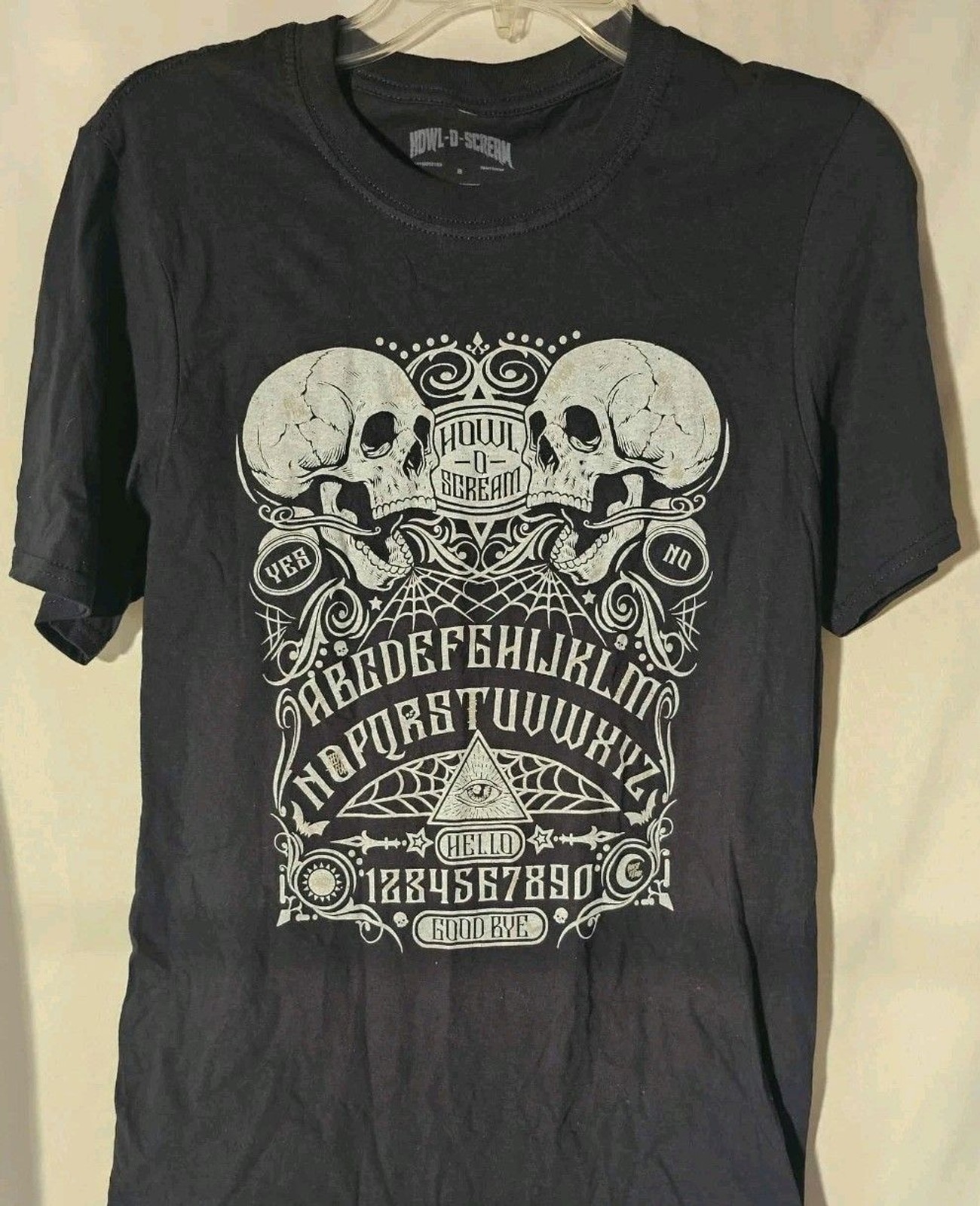 Ouija Board Seance Horror Terror Halloween Graphic T-Shirt Howl O Scream &rsquo;25 New