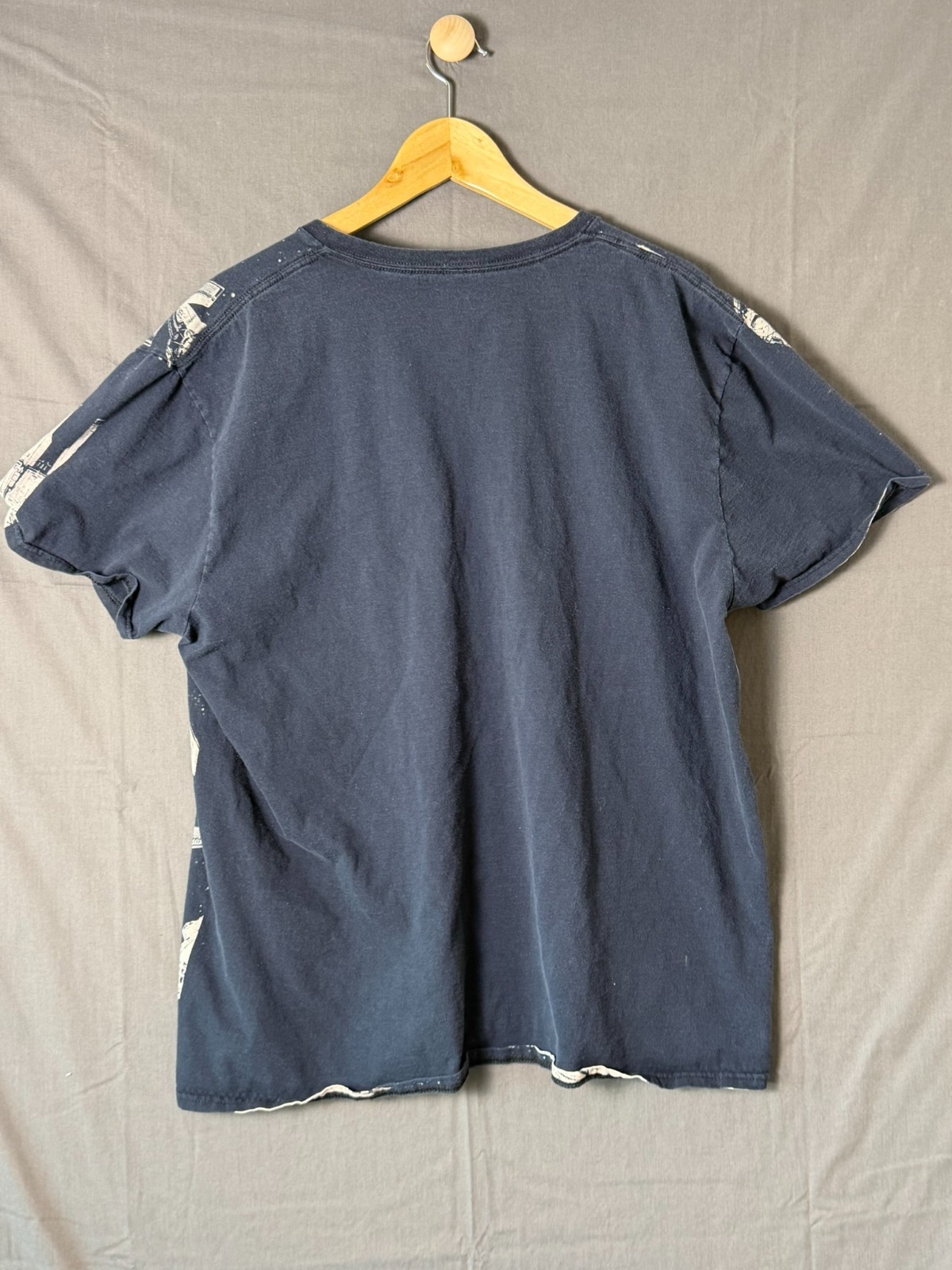 Star Wars Mad Engine Spaceship All Over Print T-Shirt Navy Men&rsquo;s XL
