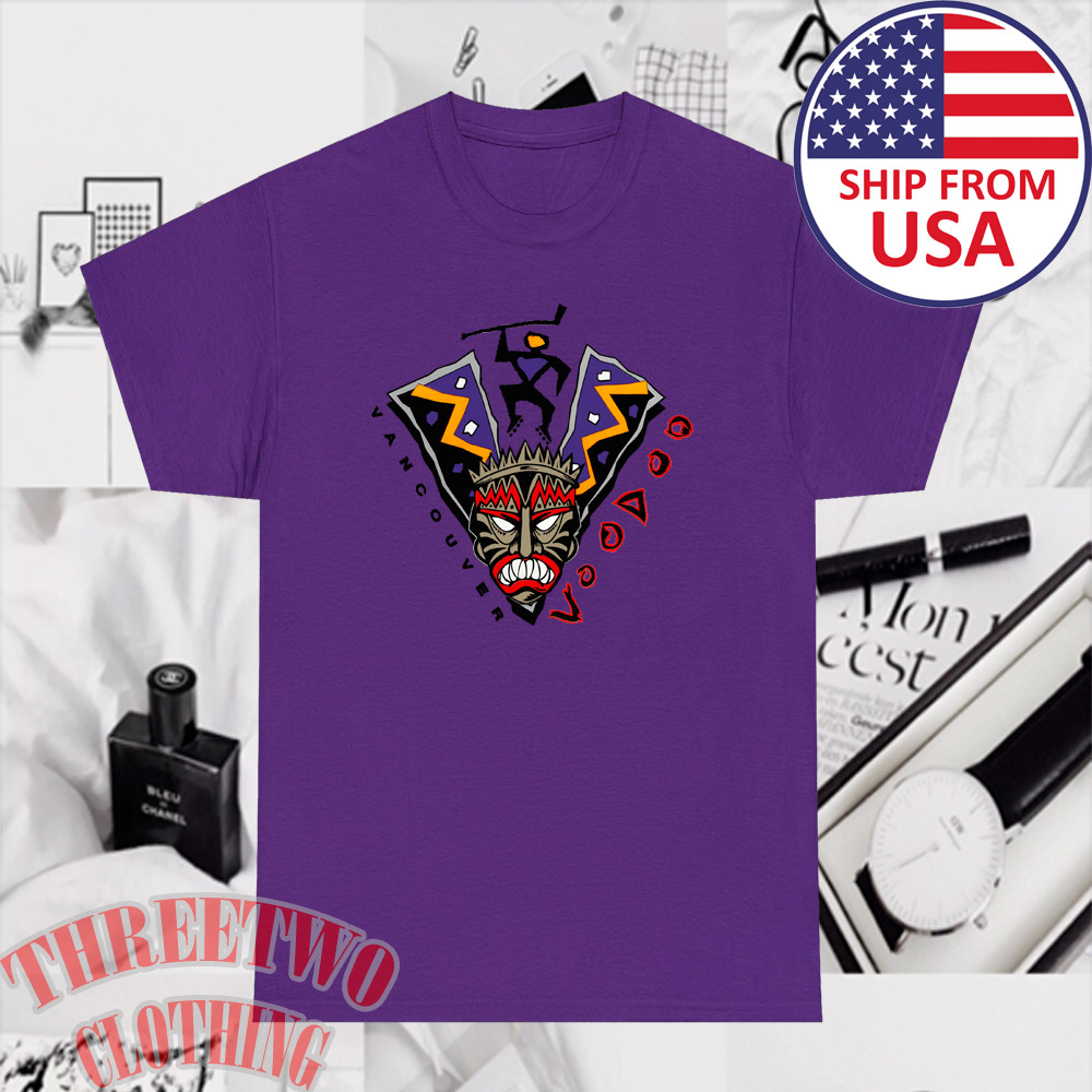 Vancouver VooDoo Voo Doo Hockey Team Roler International Men&rsquo;s Purple Size S-5XL