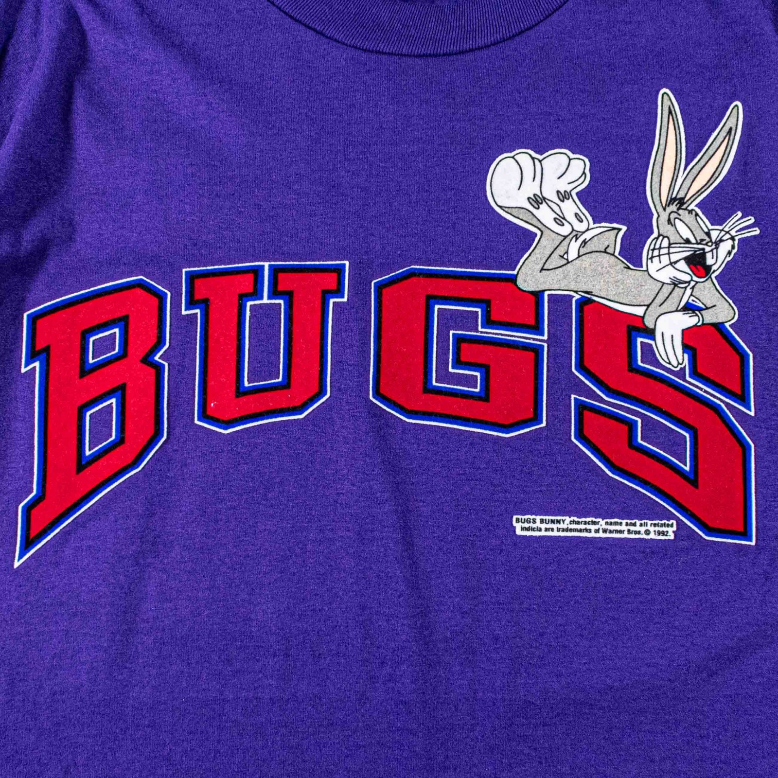 Vintage Bugs Bunny T-Shirt XL 90s Velva Sheen Looney Tunes Graphic Tee VTG USA