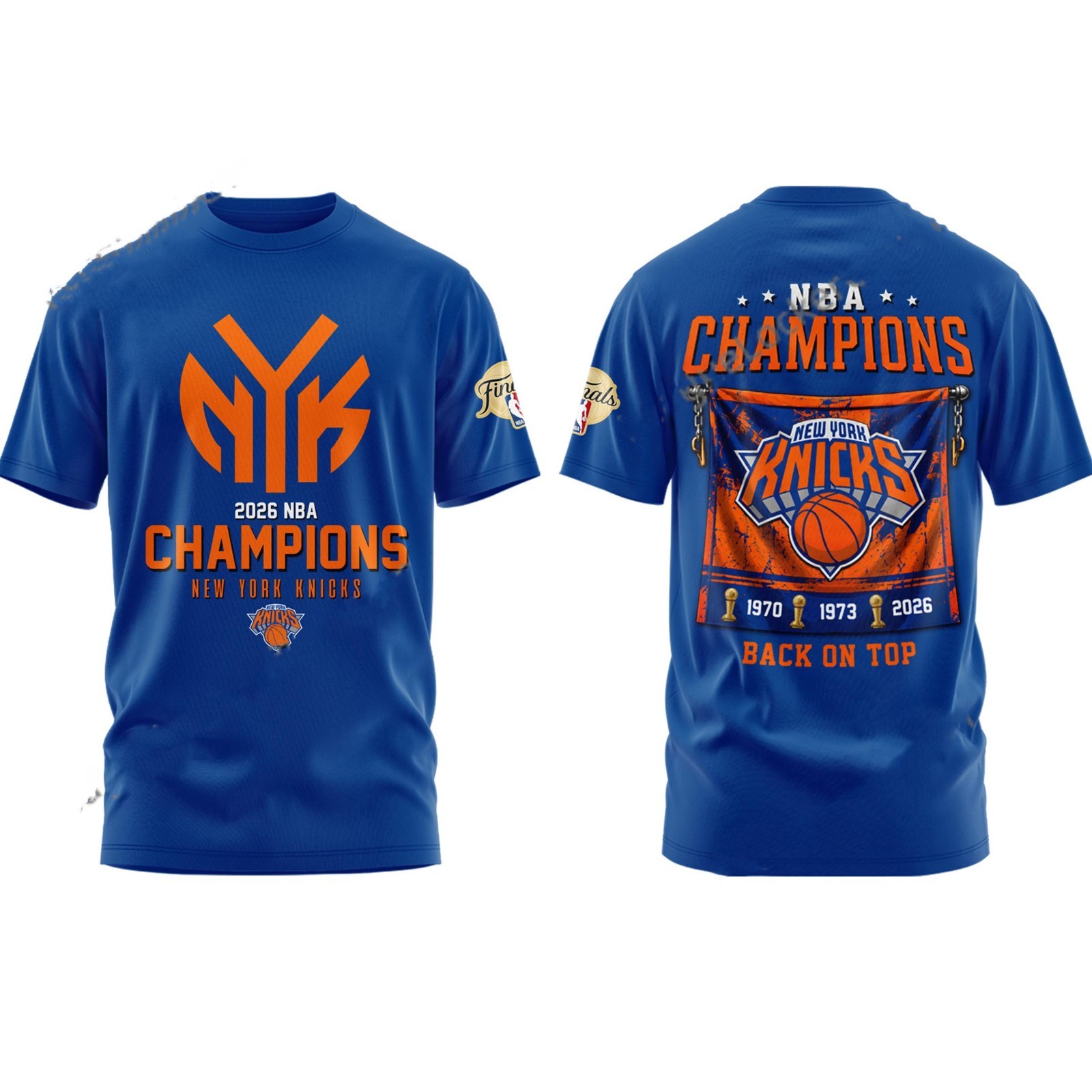Men&rsquo;s 2026 New York Basketball Finals Champions Back On Top All Size