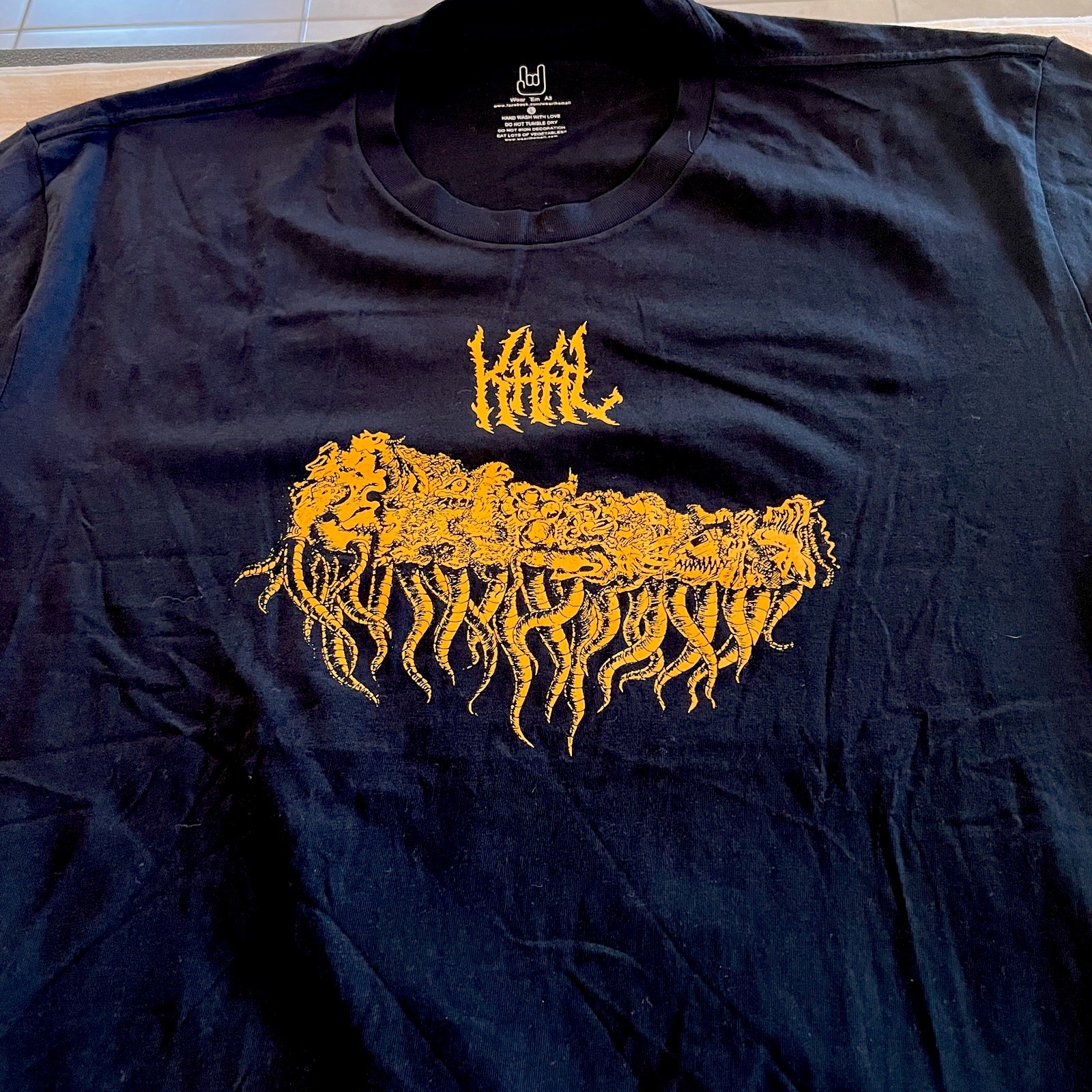 Kaal- Brutal DM From Nepal Large T Shirt. Dead Congregation. Urgakarma