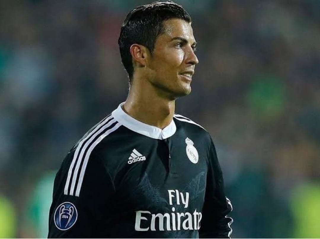 Real Madrid Ronaldo #7 2014/15 Black Dragon LS Jersey Yohji Yamamoto XL