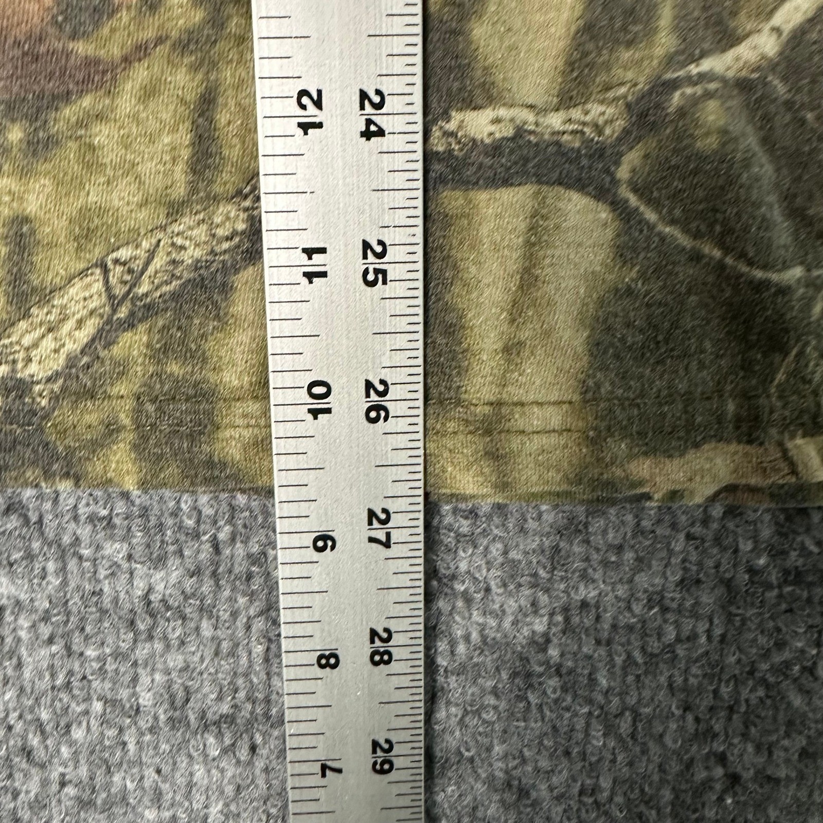 Mossy Oak T-Shirt Mens Size 2XL Camo Break-Up Infinity Long Sleeve Pocket