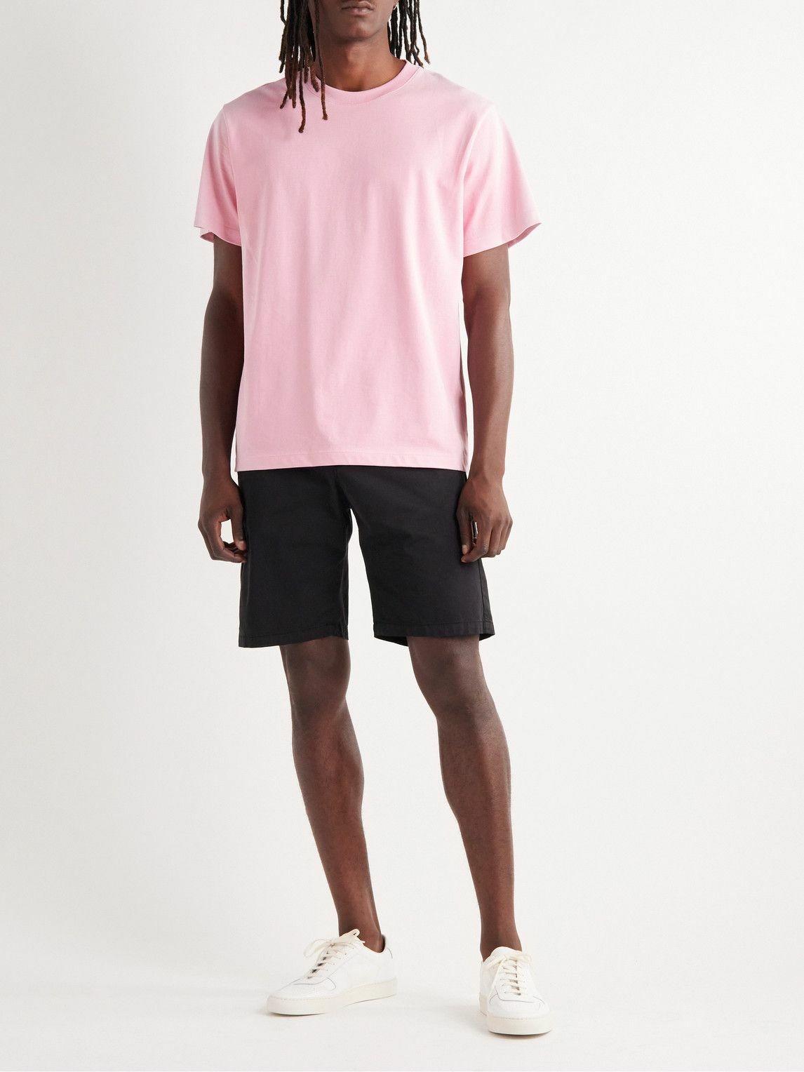 CLUB MONACO by RALPH LAUREN ~ PRISTINE! L ~ PINK 100% Cotton Jersey T-Shirt c64