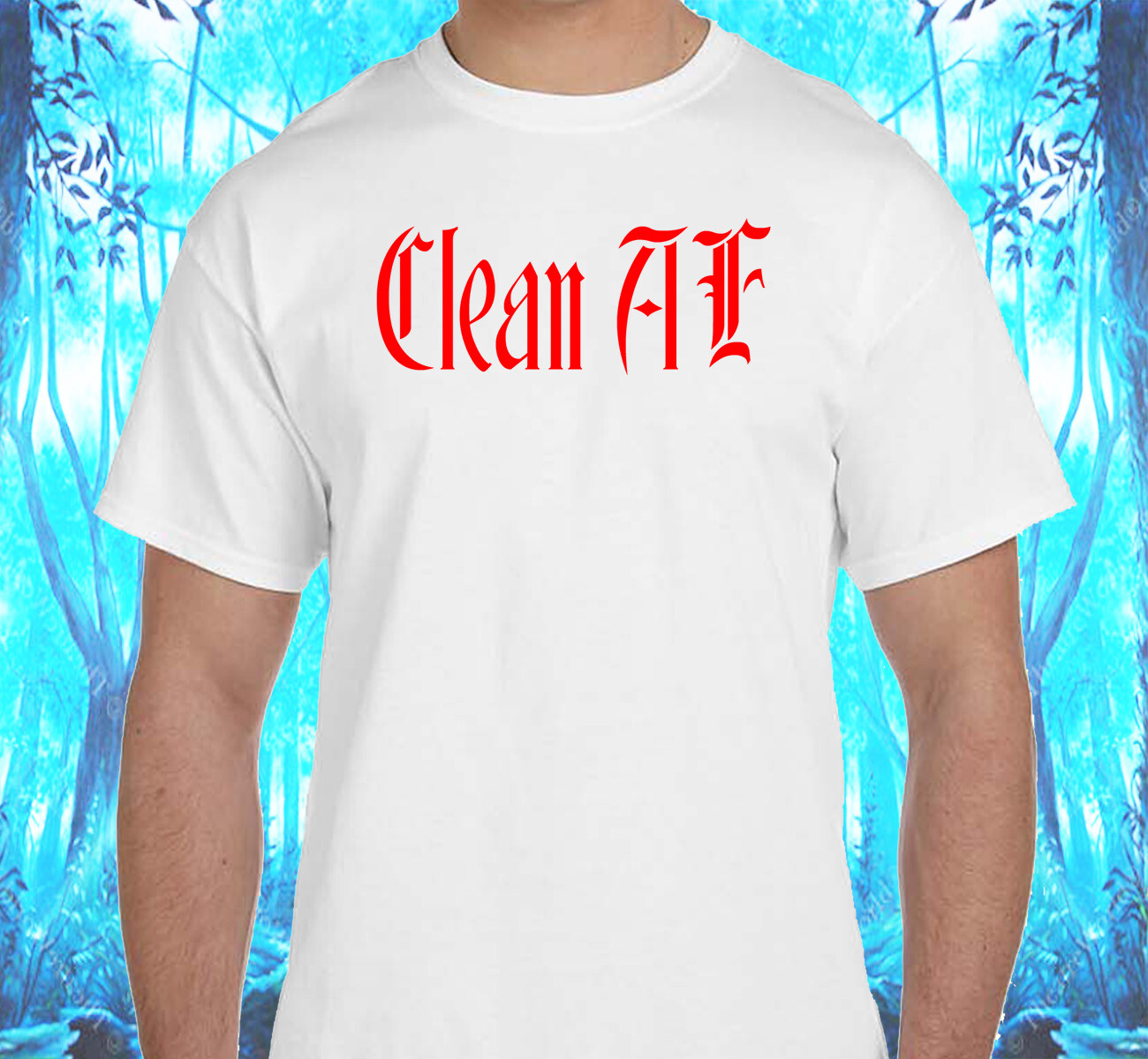Narcotics Anonymous Clean AF V.2 SS T-shirt – Free Shipping – NA
