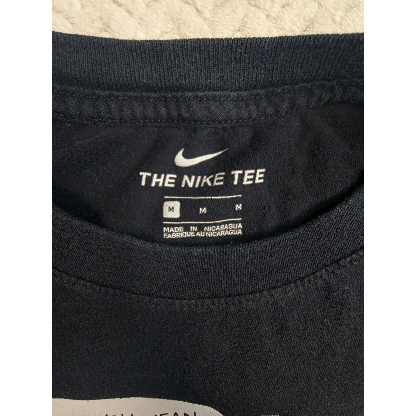 Nike The Nike Tee Black T-Shirt Too Many Sneakers Graphic Mens Size M