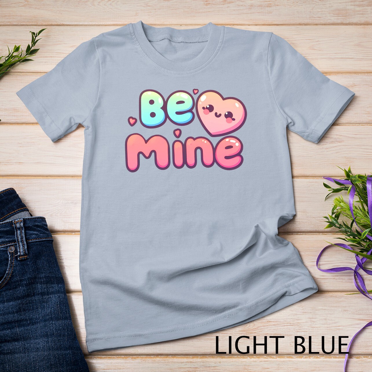 Be Mine A Cute and Cheesy Valentine&rsquo;s Day Tee Funny T-Shirt Unisex T-shirt