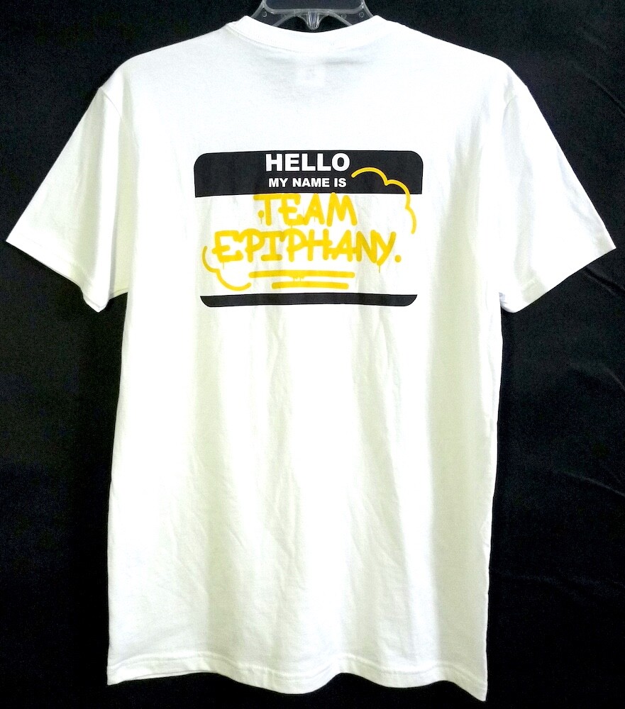 ALIFE Hello My Name Is Team Epiphany White T-shirt size Medium