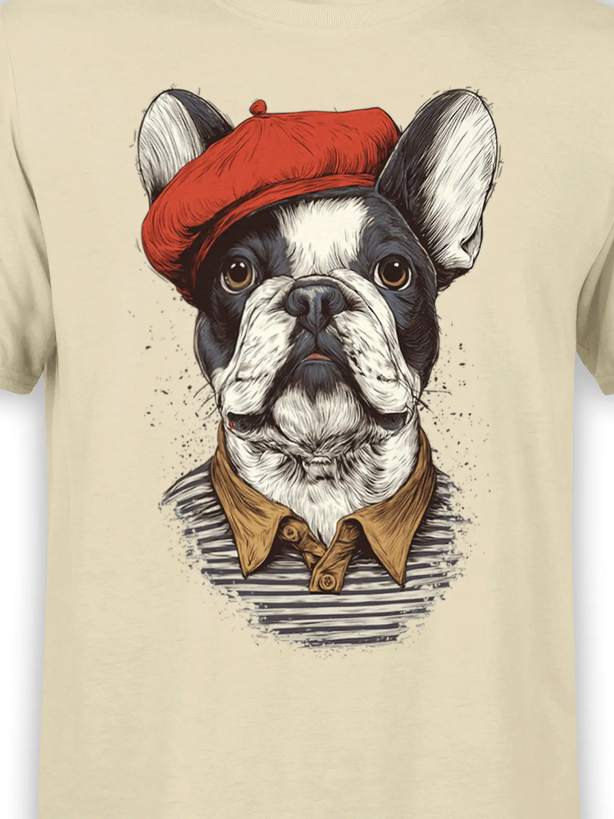Paris Muse Bulldog T-Shirt | Unisex
