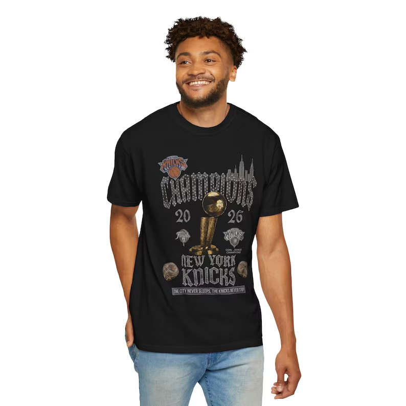 New York Basketball Champions 2026 T-Shirt Vintage Bootleg Rap Graphic Tee Stree