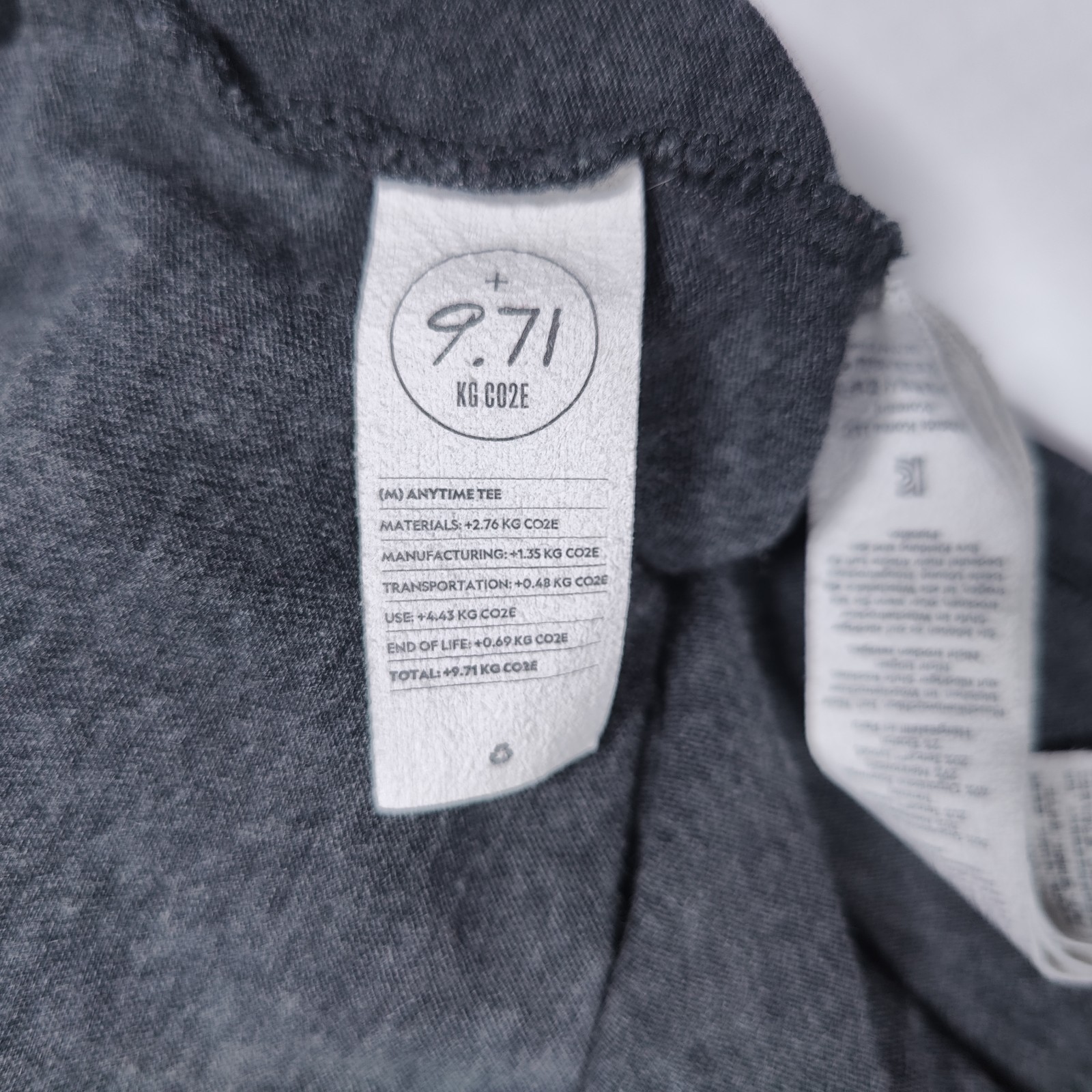 Allbirds Mens Gray Cotton Wool Pocket Short Sleeve T Shirt Size XXL