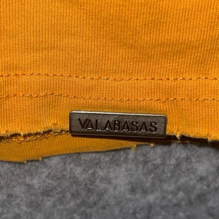 Valabasas Vintage Peace N Balance Graphic T-Shirt Men&rsquo;s XL Yellow Short Sleeve