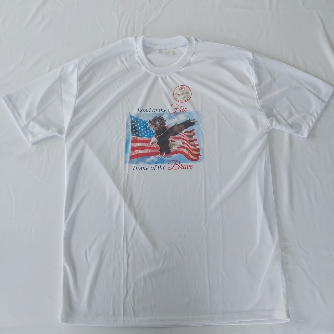 Land Of The FREE, Home Of The Brave T Shirt, SZ Large