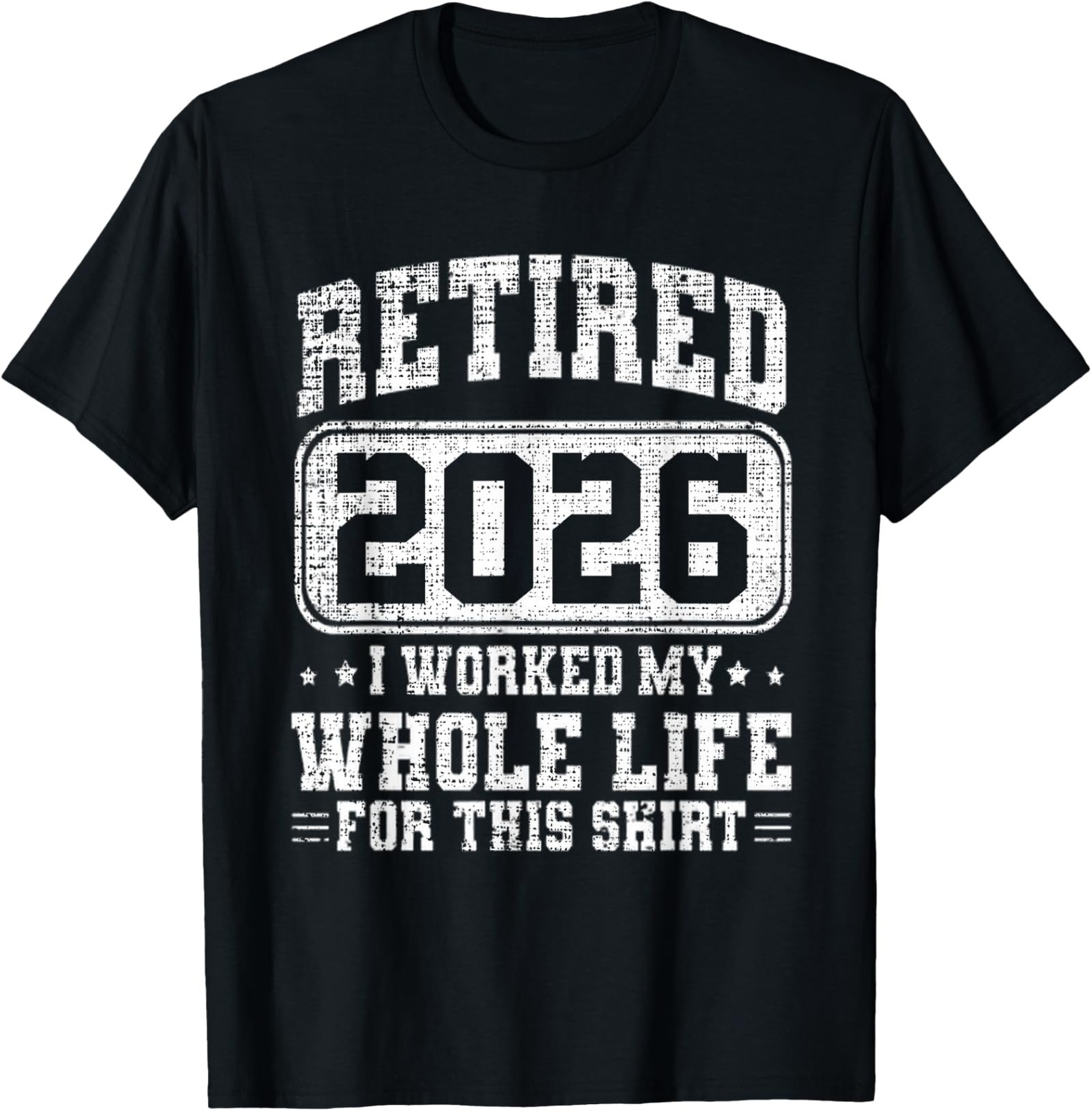 Vintage Retirement Best Retired 2026 Funny Unisex T-Shirt