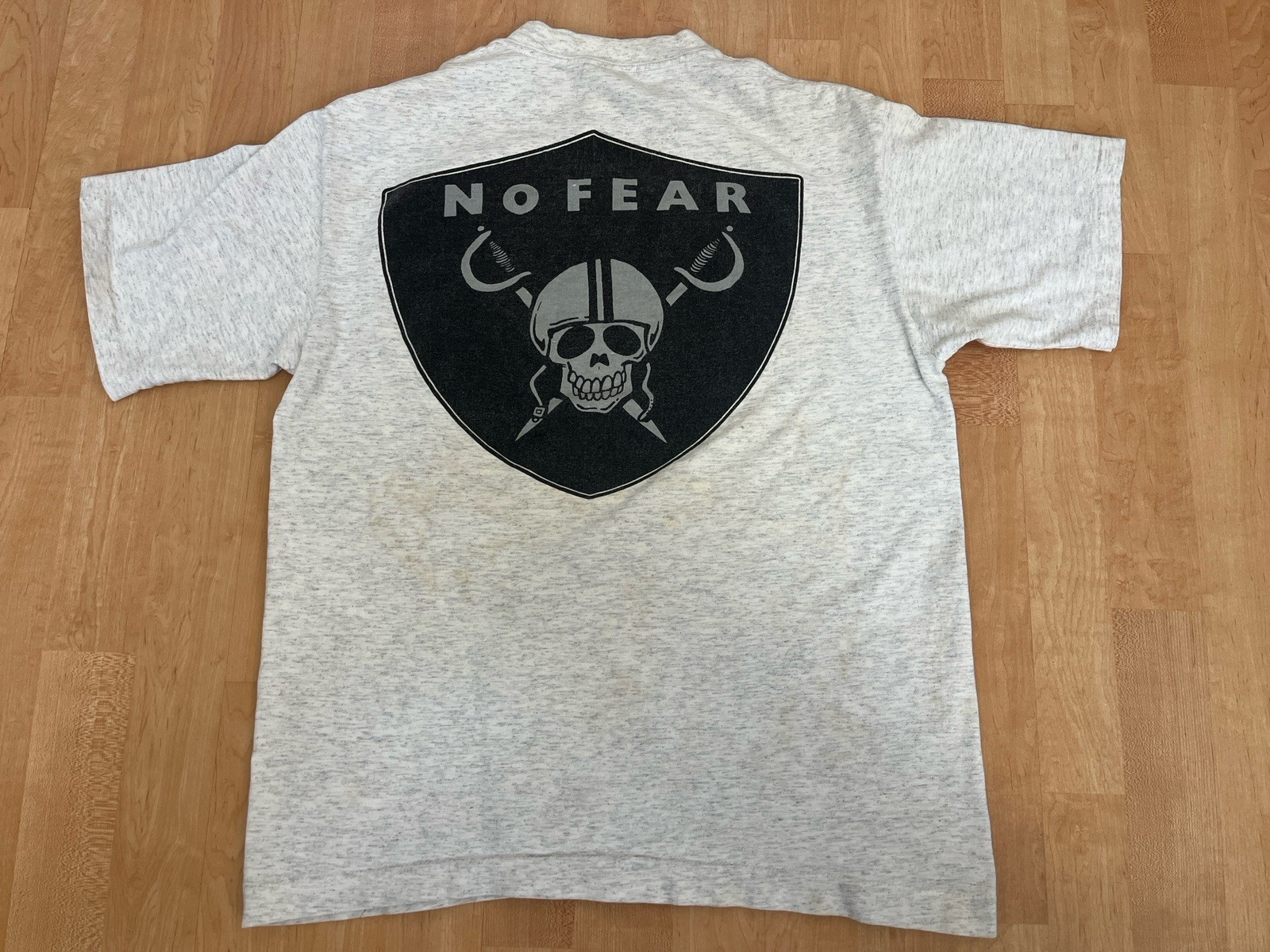 « No Fear » Brand Vintage/Original Raider style graphic t-shirt 1990&rsquo;s