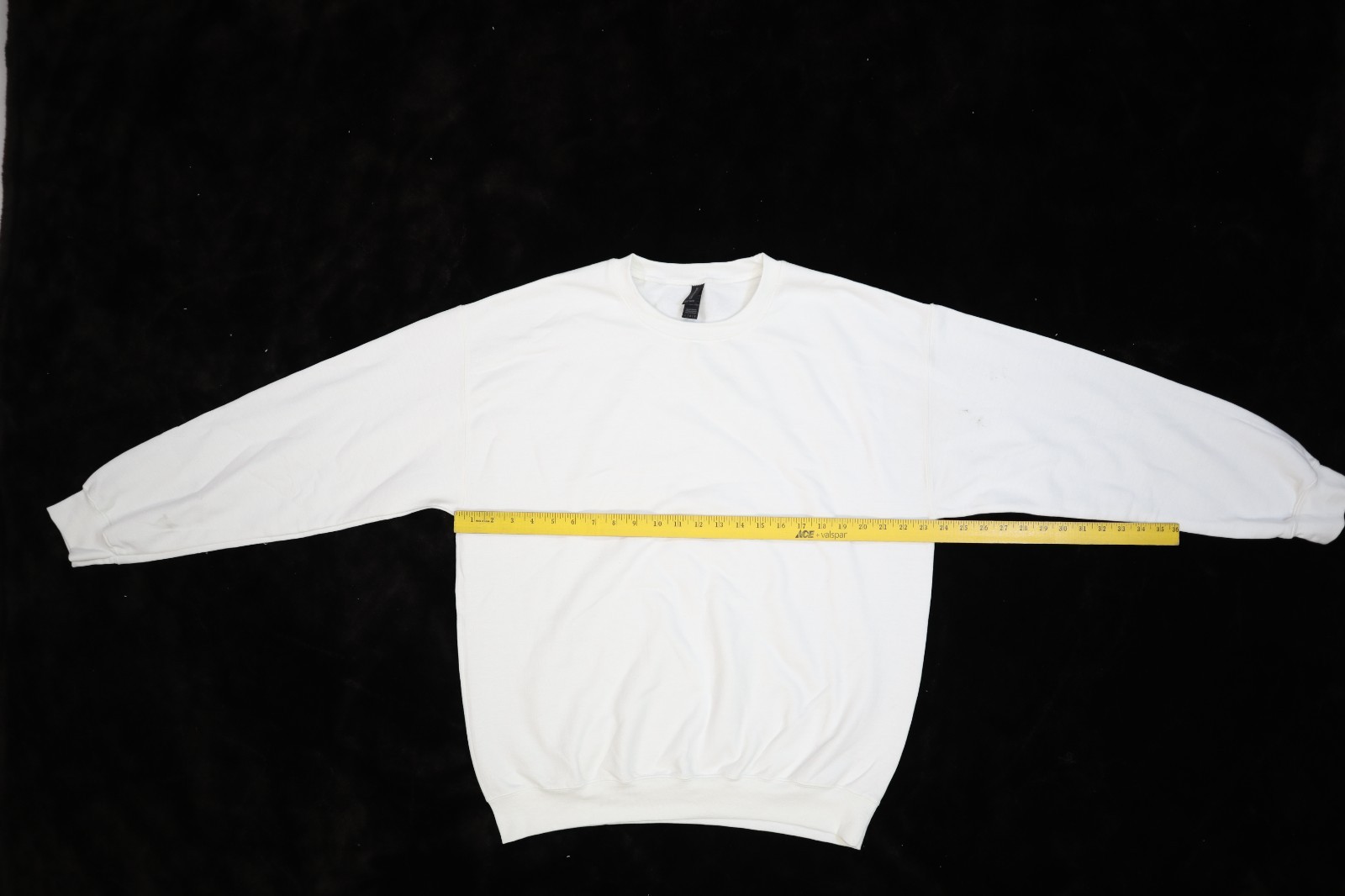 Gildan Heavy Blend Blank Long Sleeve Plain White Sweatshirt Mens Large Lot Of 12