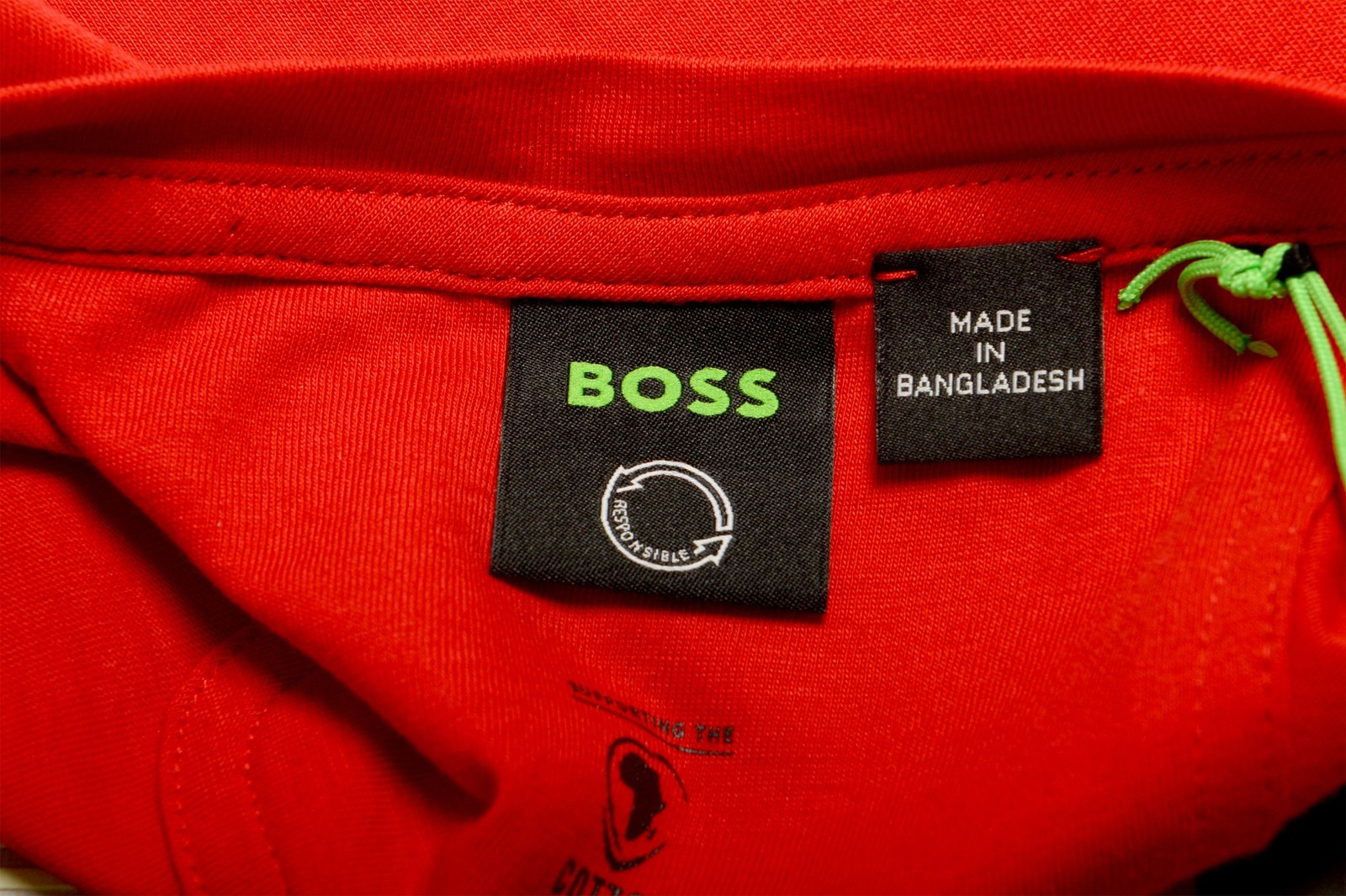 Hugo Boss Men&rsquo;s « Tee 1 » Red Logo Print Short Sleeve T-Shirt US 2XL IT 56