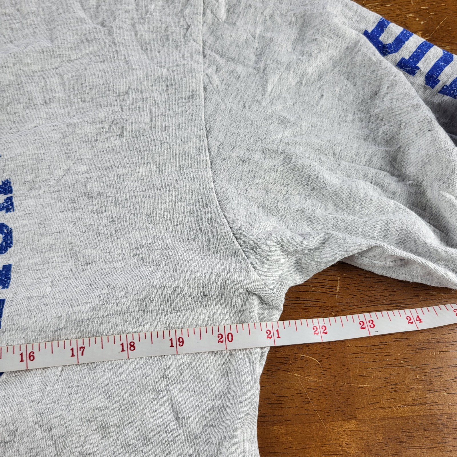 Brigham Young Cougars Unisex Tee Gray Long Sleeve Large Hanes BYU Provo UT