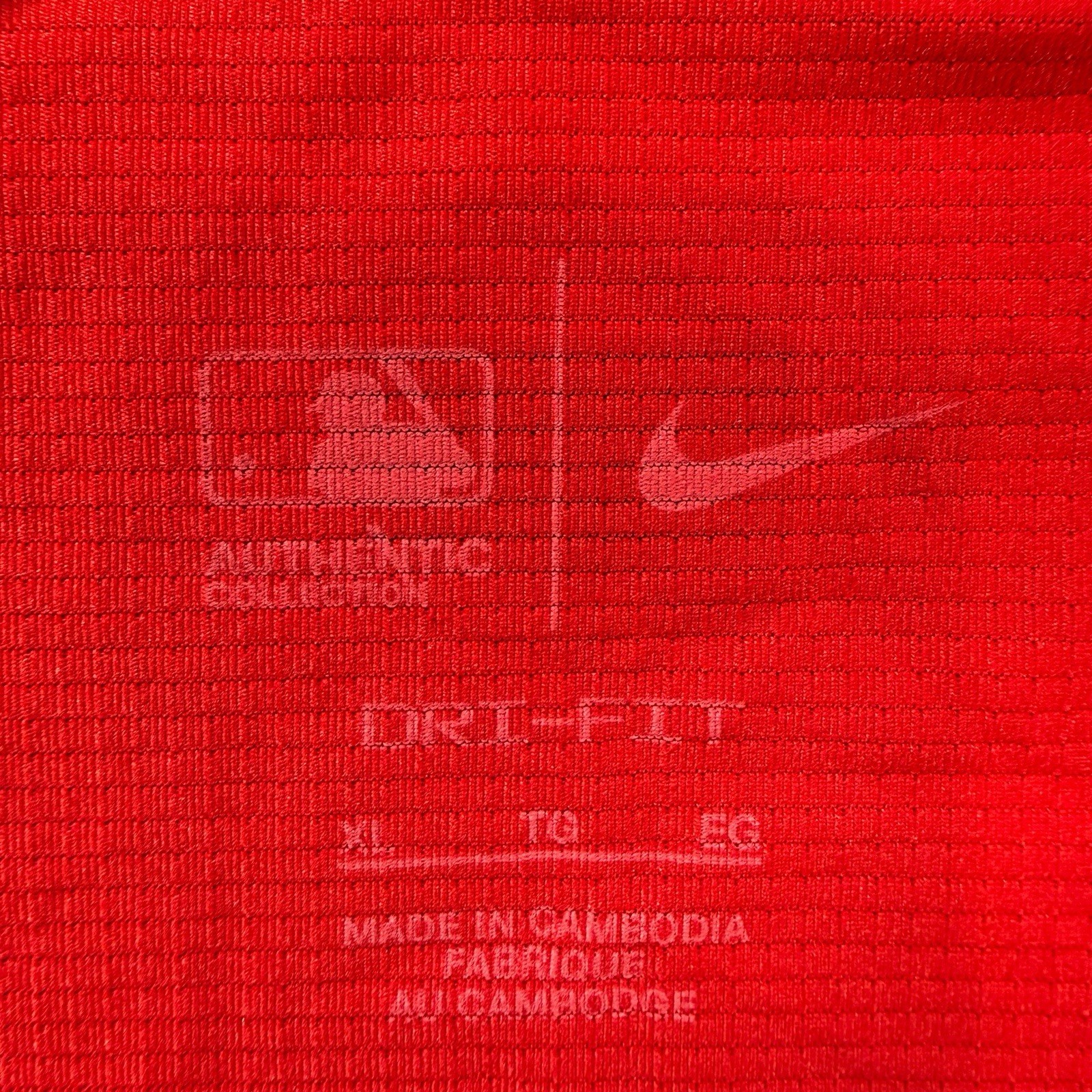 NWOT Nike Dri-FIT MLB Authentic Collection Red Performance Shirt Men’s XL
