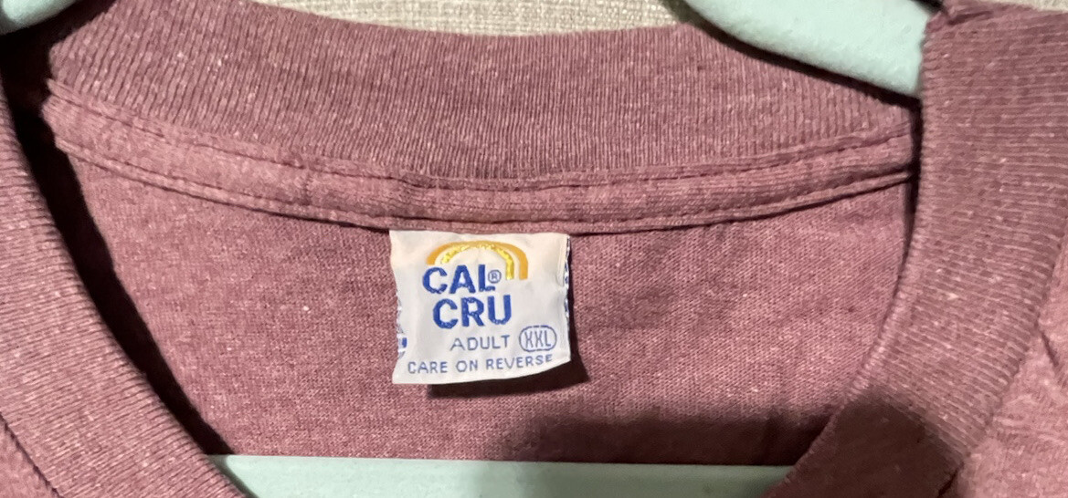 Cal Cru Cruiser Shirt Mens XXL Yachts Boating Single Stitch Sleeves NOS VTG