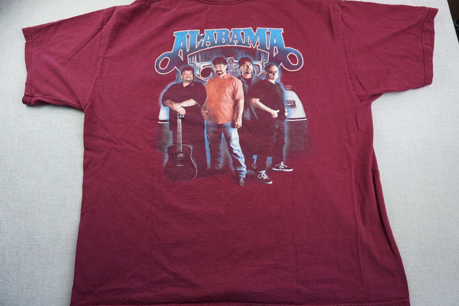 Alabama Tour Shirt Adult XXL 2002 Red Short Sleeve Pocket