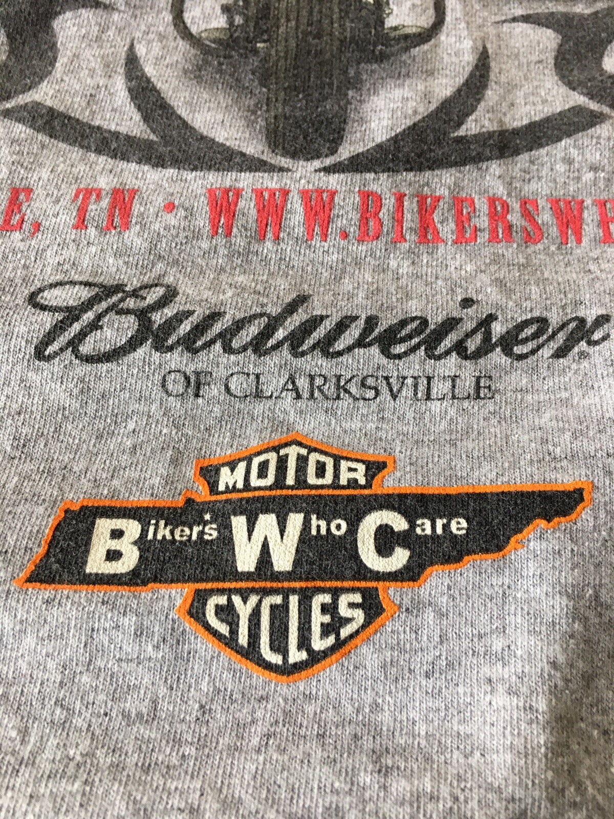 Ride to Remember 26th Leslie Watson Memorial Biker Mens Tshirt Silver Large