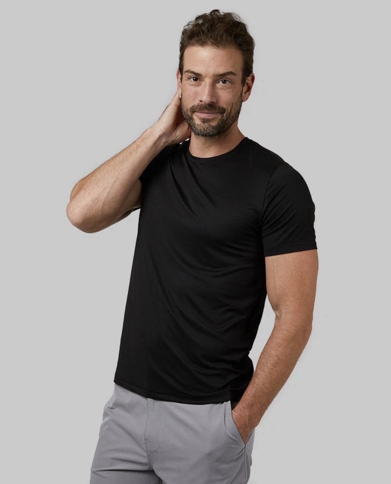 3 Pack 32 Degrees Cool Tees, Men&rsquo;s XL, Black, Short Sleeve, Crew Neck, NEW