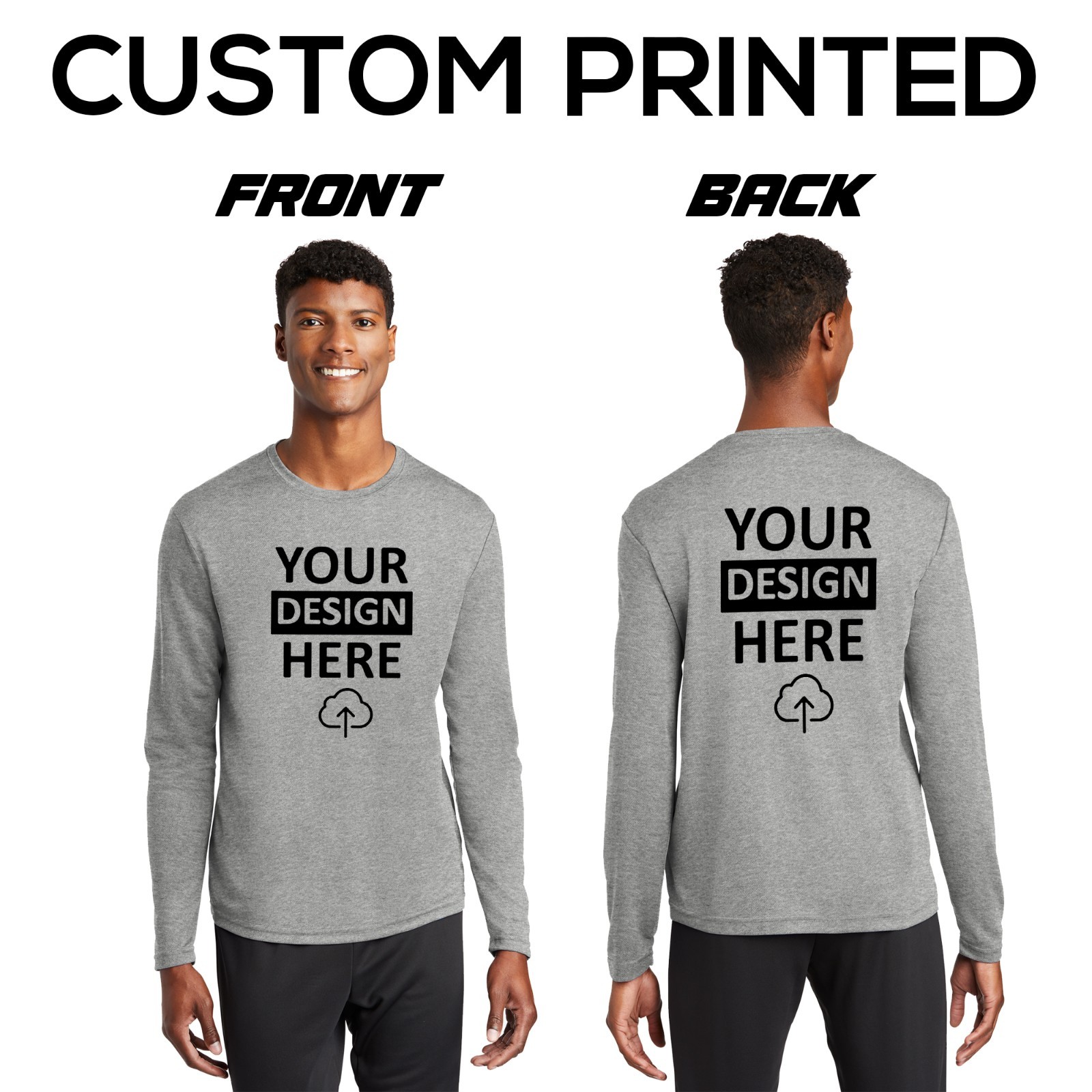 Sport-Tek RacerMesh Long Sleeve Tee Custom Printed Mens Polo For Him ST340LS