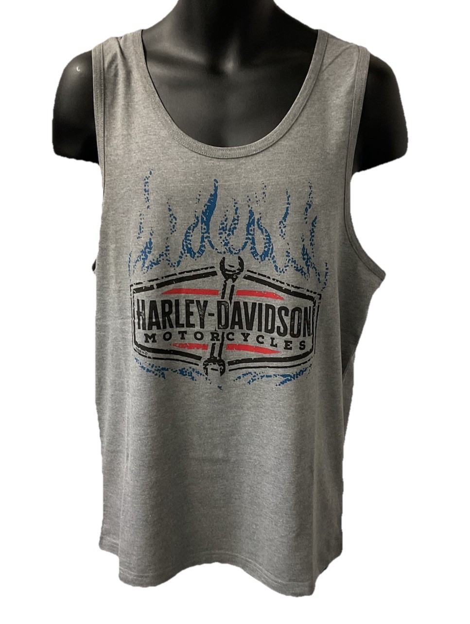 Harley Davidson Men&rsquo;s Dark Wrench Tank Top Gray 3003039