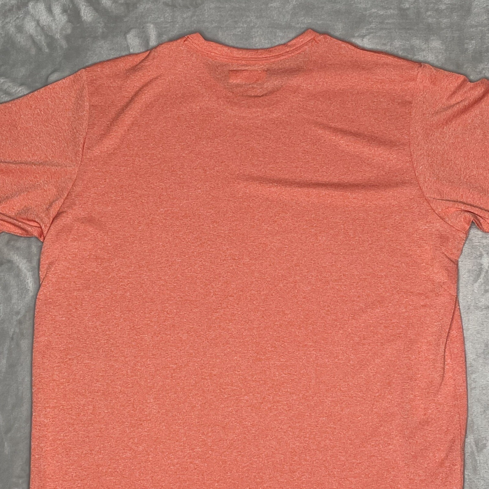 Columbia Omni-Wick T-Shirt Mens Small Orange Lake Zell Regular Fit Tee